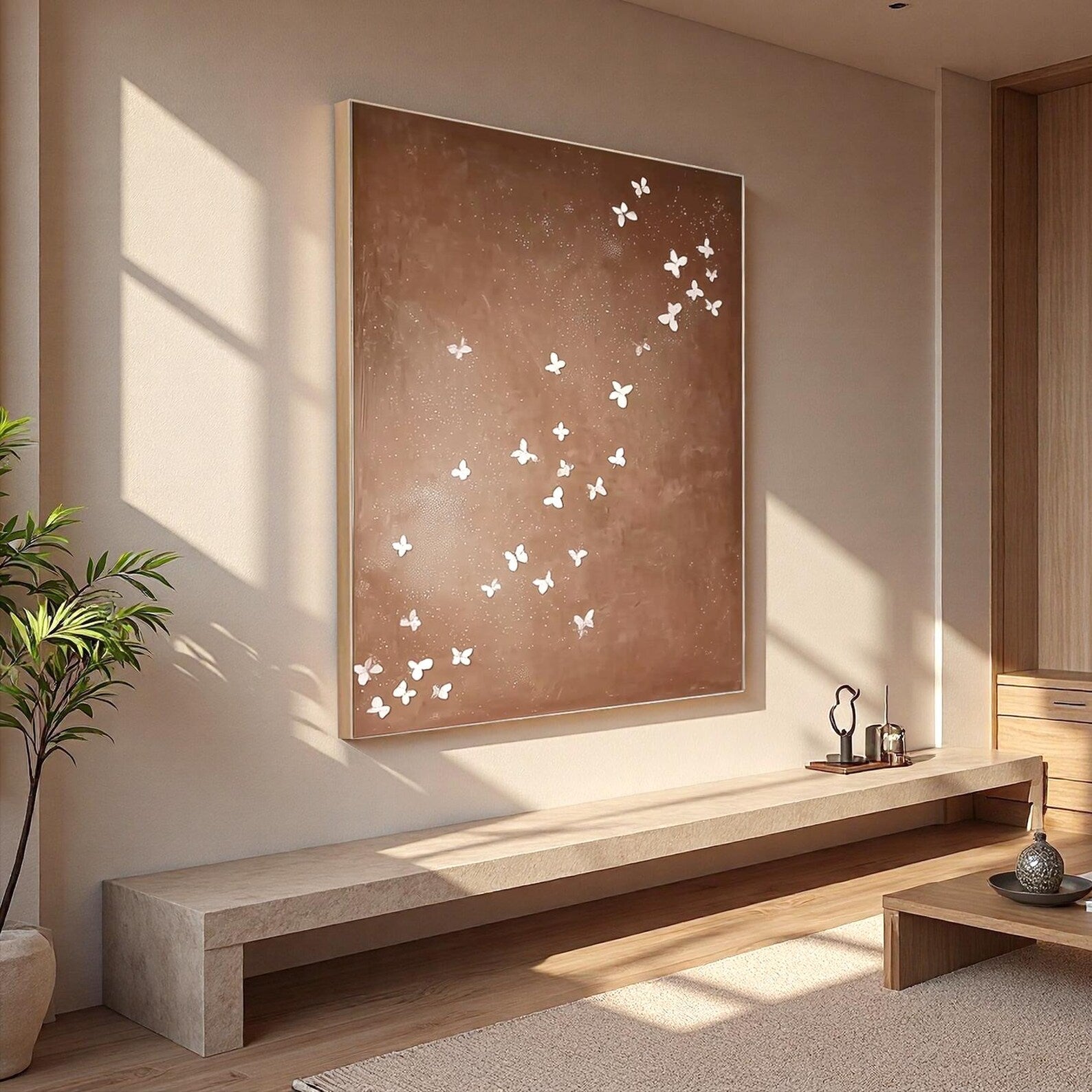 Textured Butterfly Art | Gentle Grace