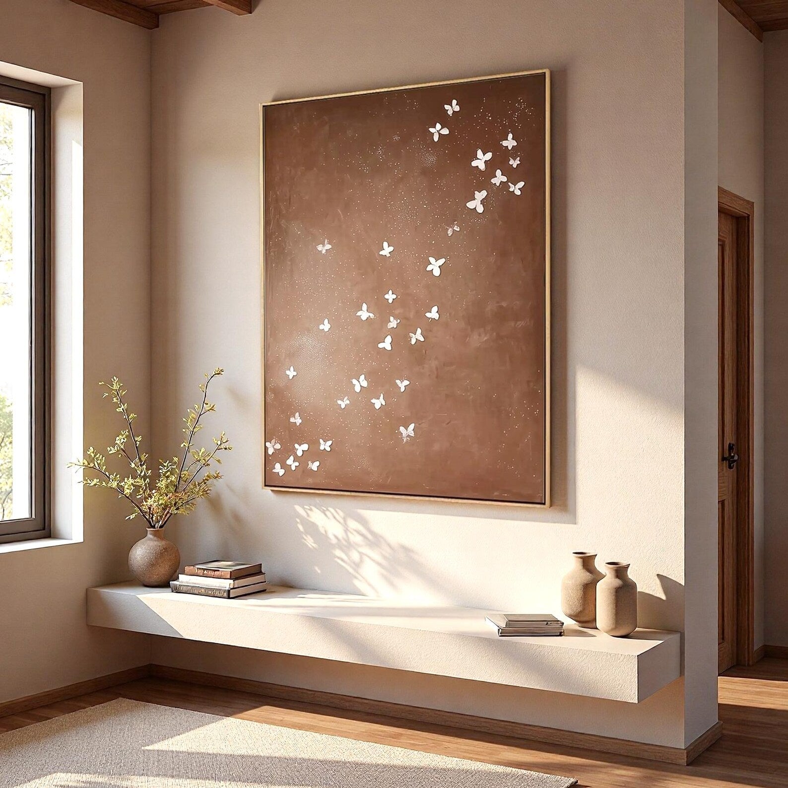 Textured Butterfly Art | Gentle Grace
