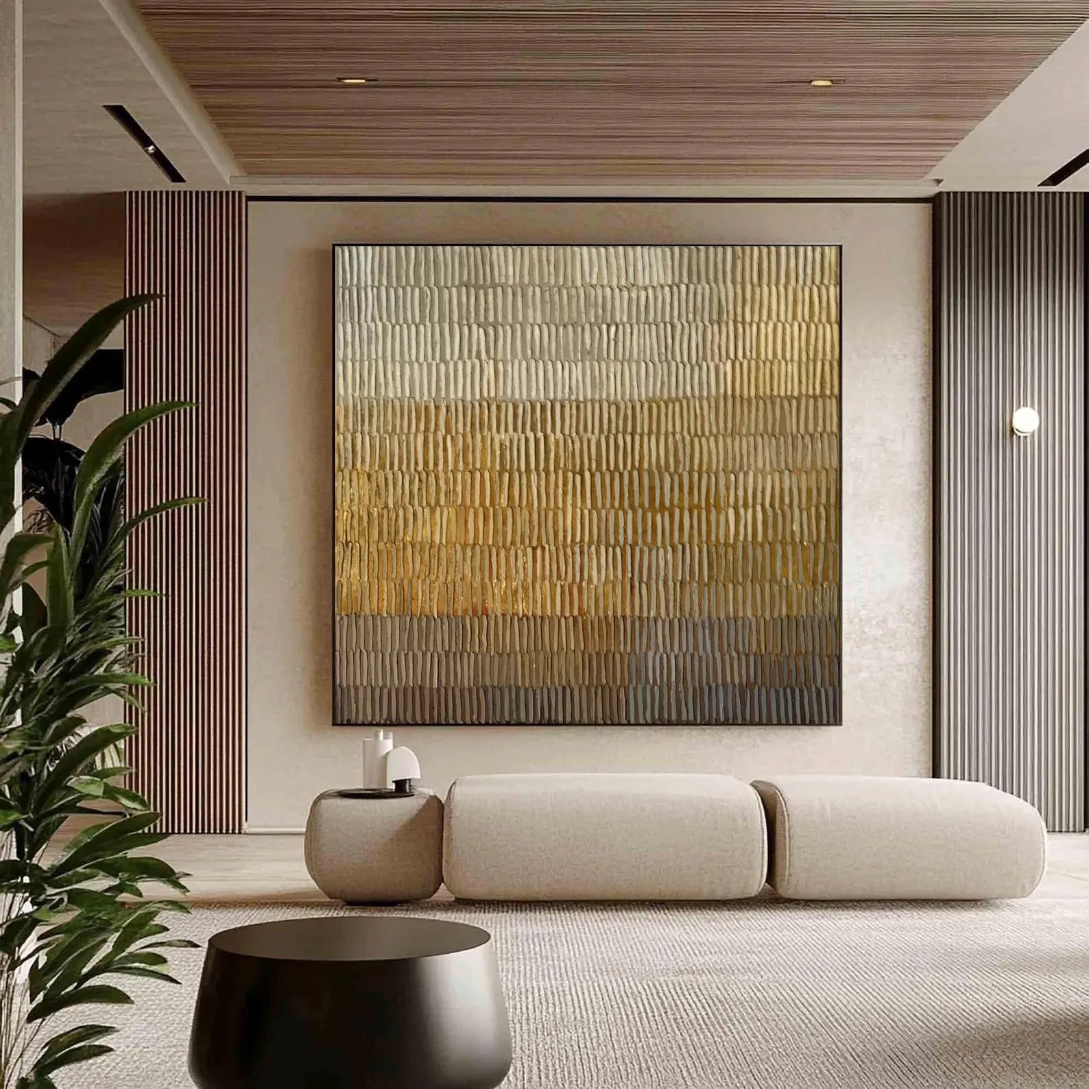 Textured Ombre Art | Sophisticated Calm