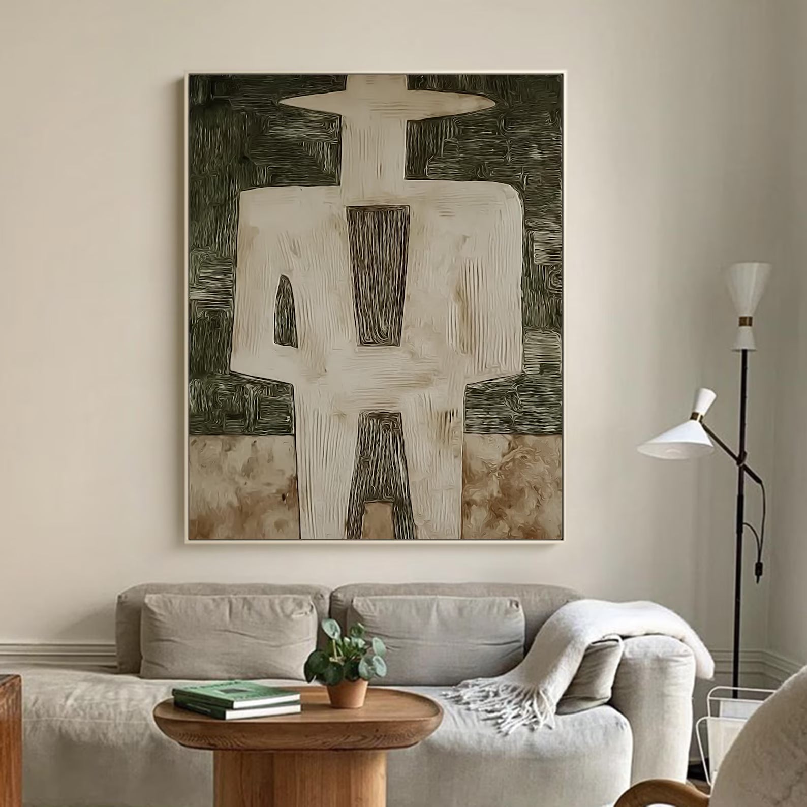 Textured Figure Minimalism | Earthy Shades