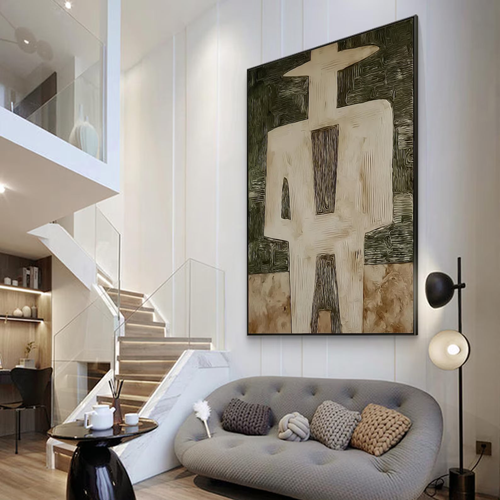 Textured Figure Minimalism | Earthy Shades