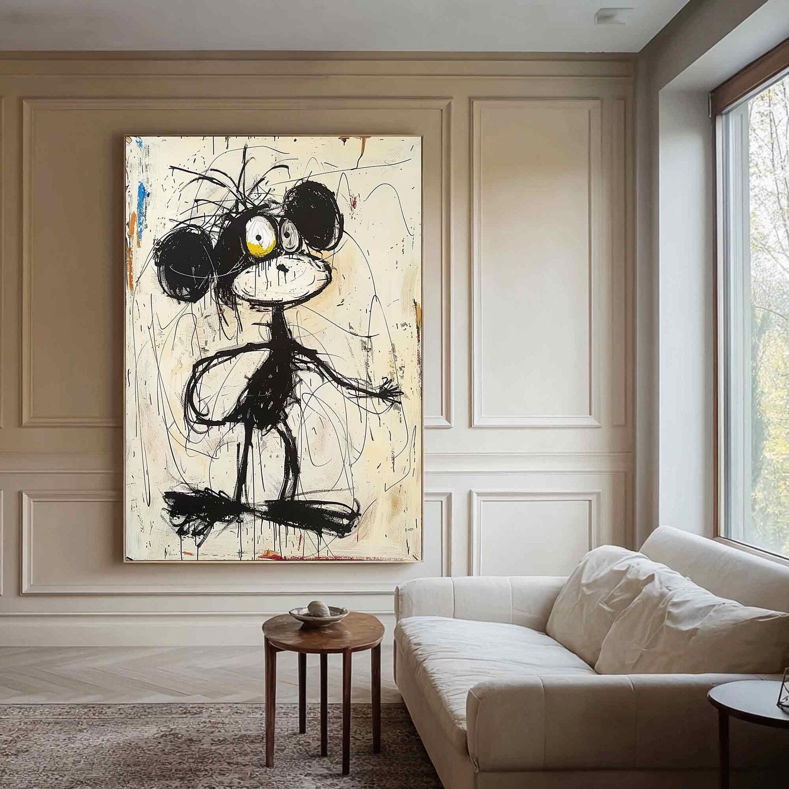 Textured Cartoon Style Abstract | Artistic Luxe