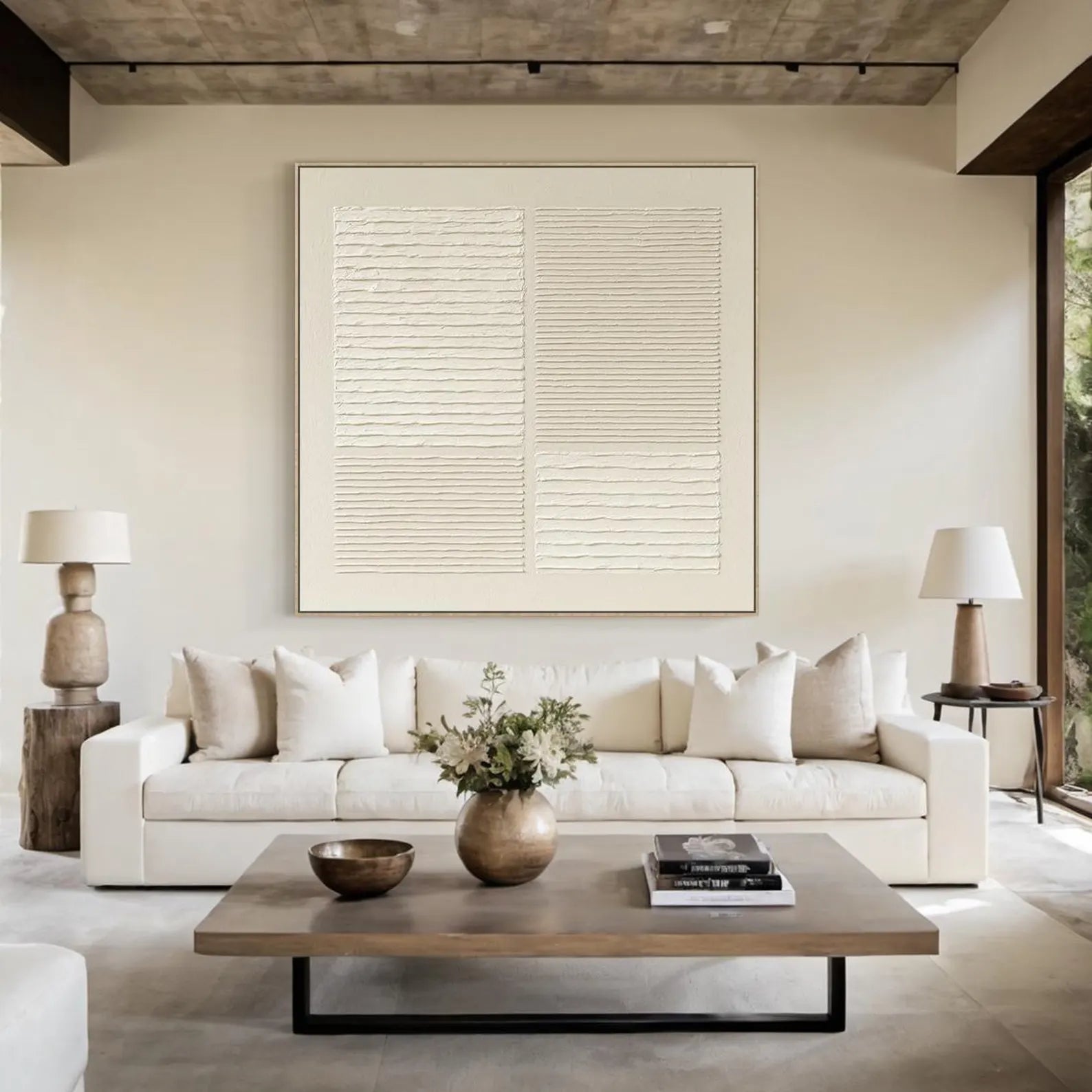 Textured Minimalist Art | Calm Simplicity
