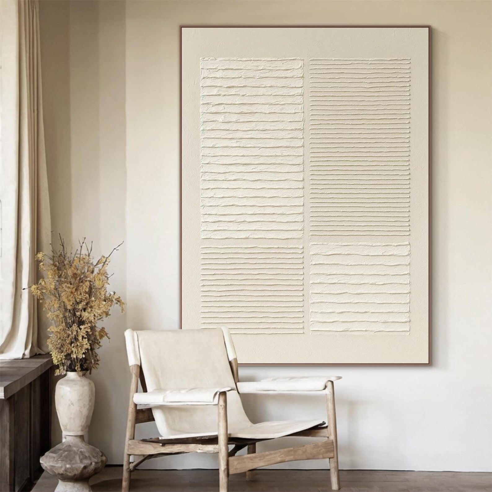 Textured Minimalist Art | Calm Simplicity