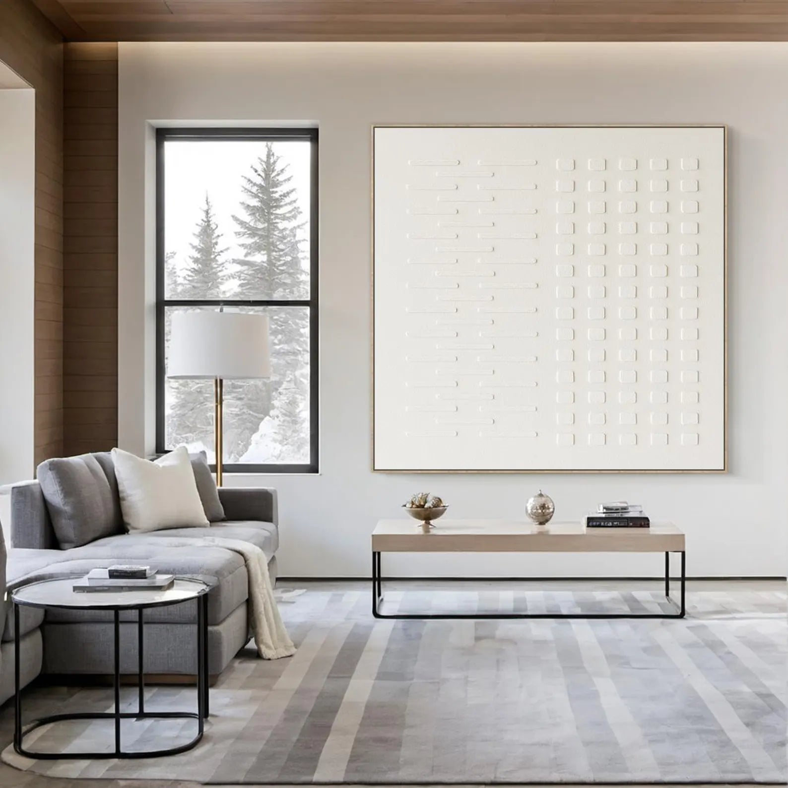 Textured Geometric Art | Minimalist Calm