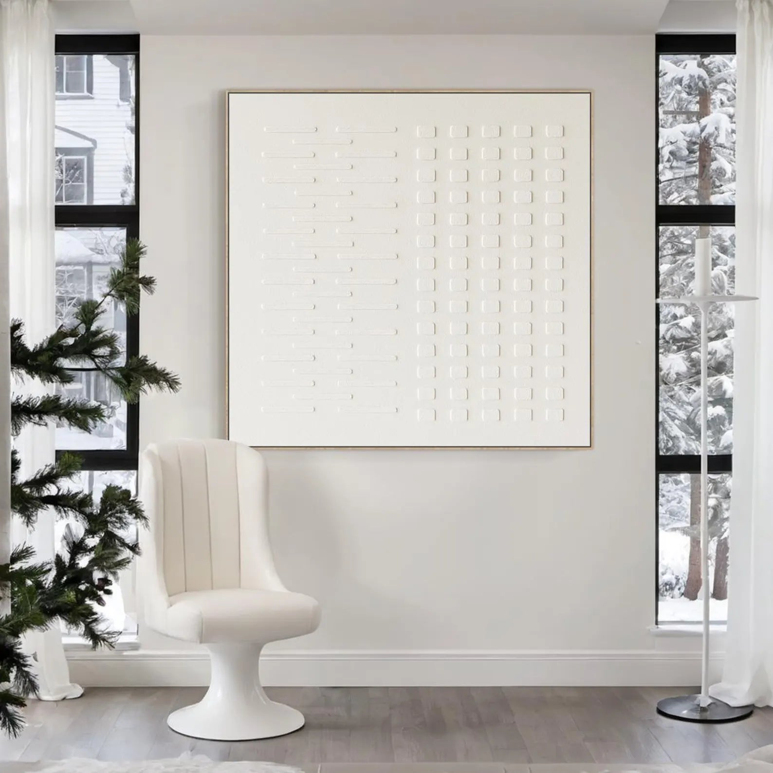 Textured Geometric Art | Minimalist Calm