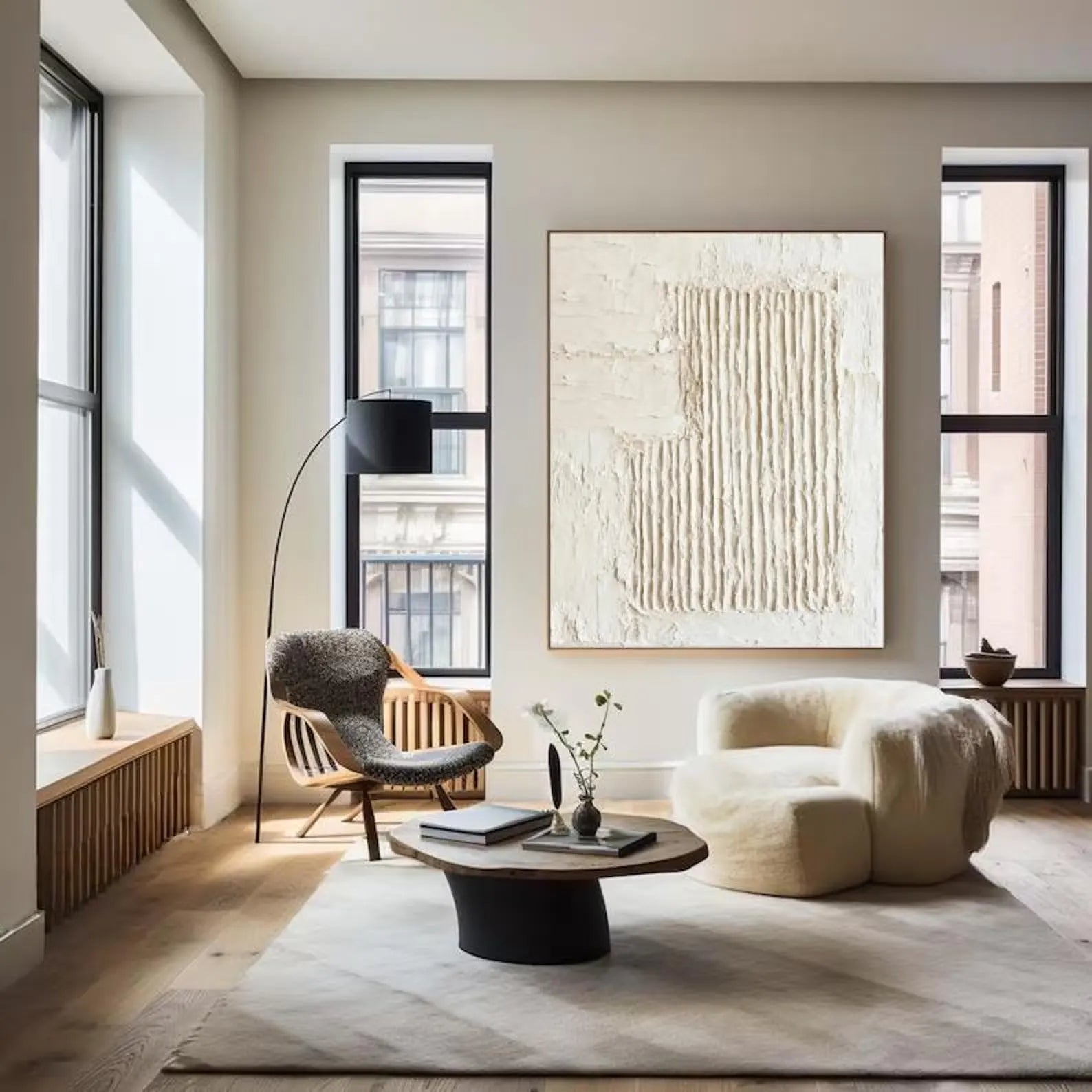 Textured Minimalist Art | Calm Elegance