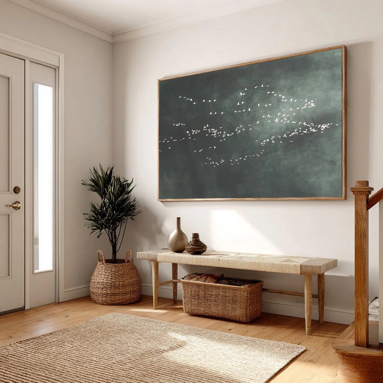 Textured Avian Horizon | Dark Tones