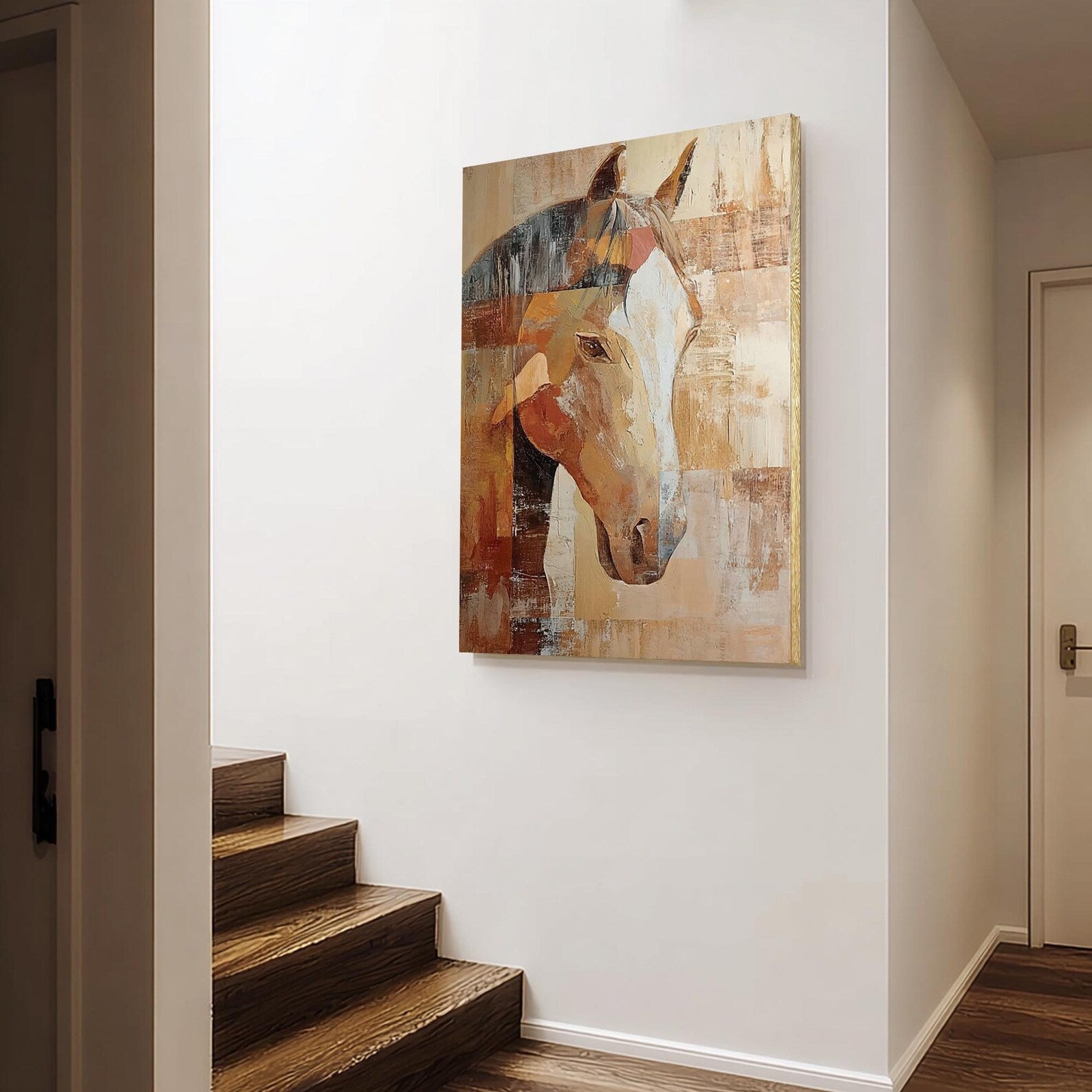 Textured Equine Opulence | Tawny Patchwork