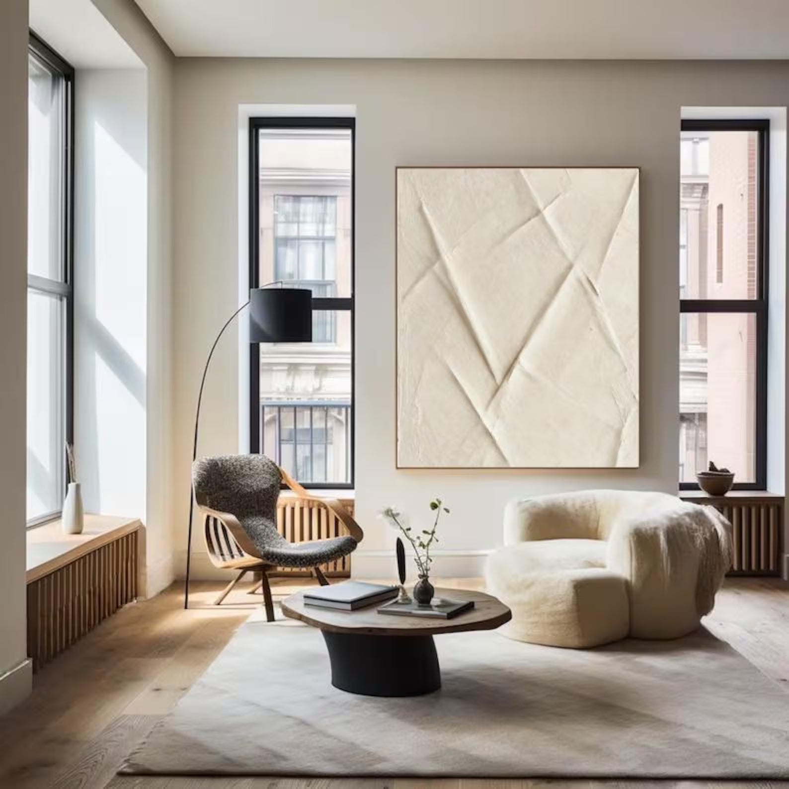 Textured Geometric Art | Subtle Sophistication