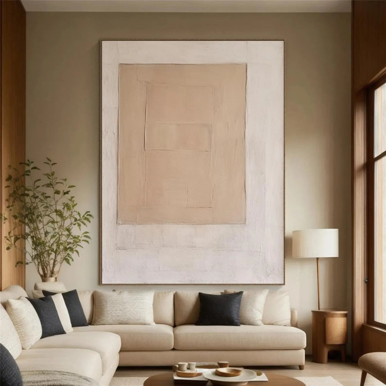 Textured Earthy Opulence | Beige Layers