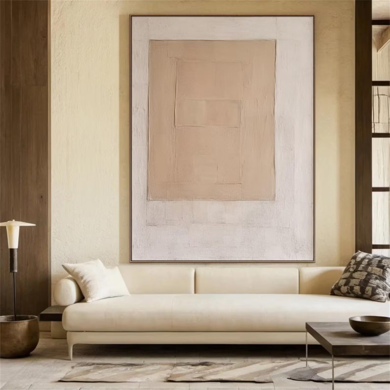 Textured Earthy Opulence | Beige Layers