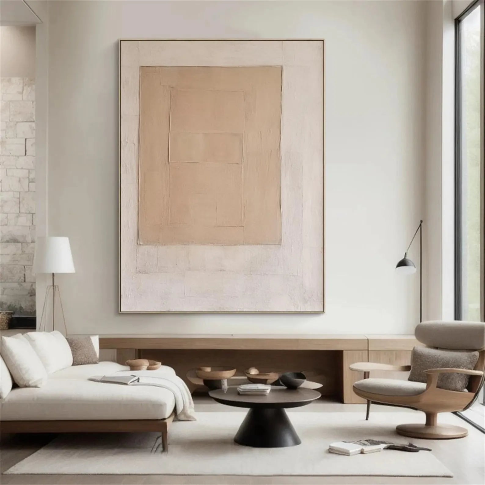 Textured Earthy Opulence | Beige Layers