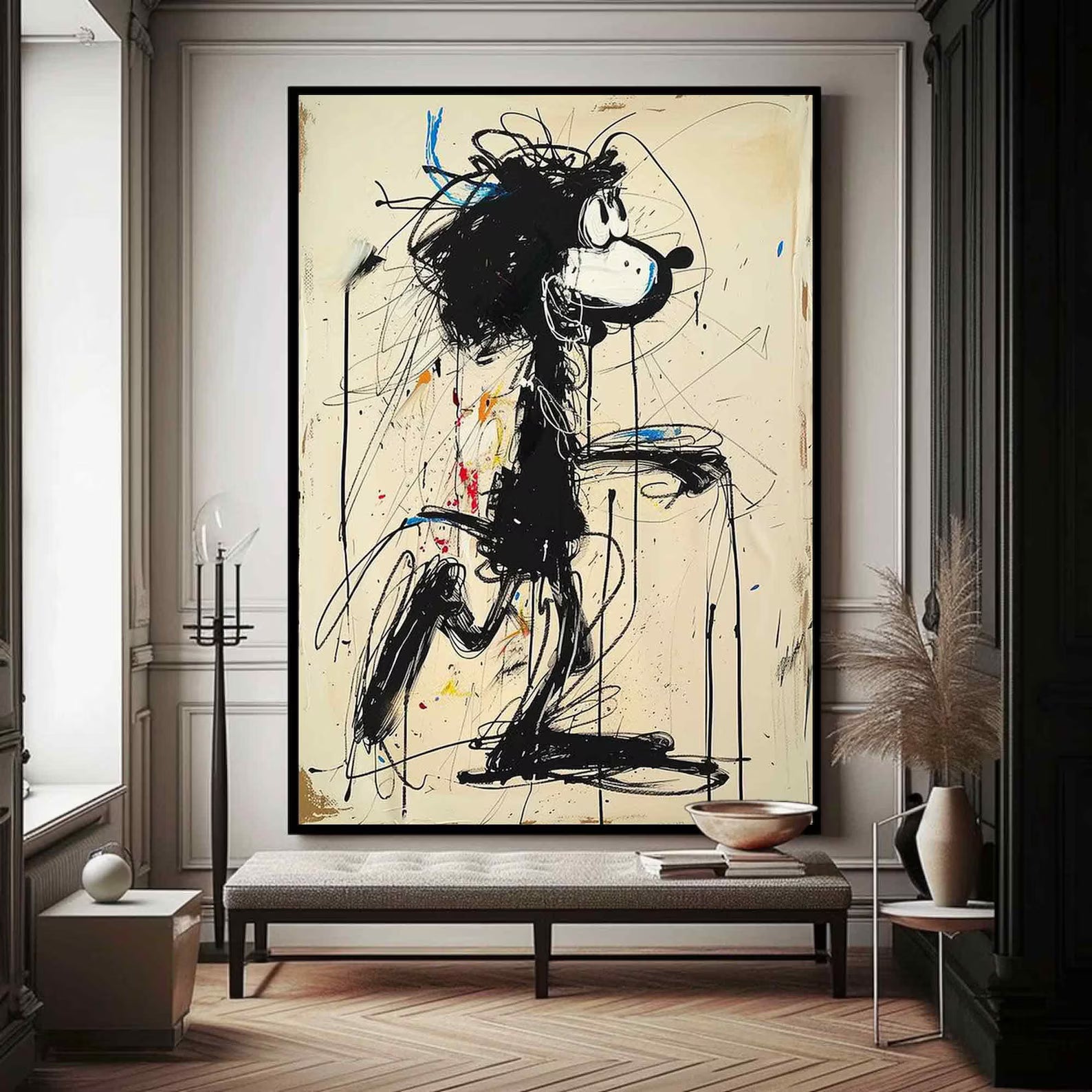 Textured Graffiti Style Abstract | Dynamic Luxe