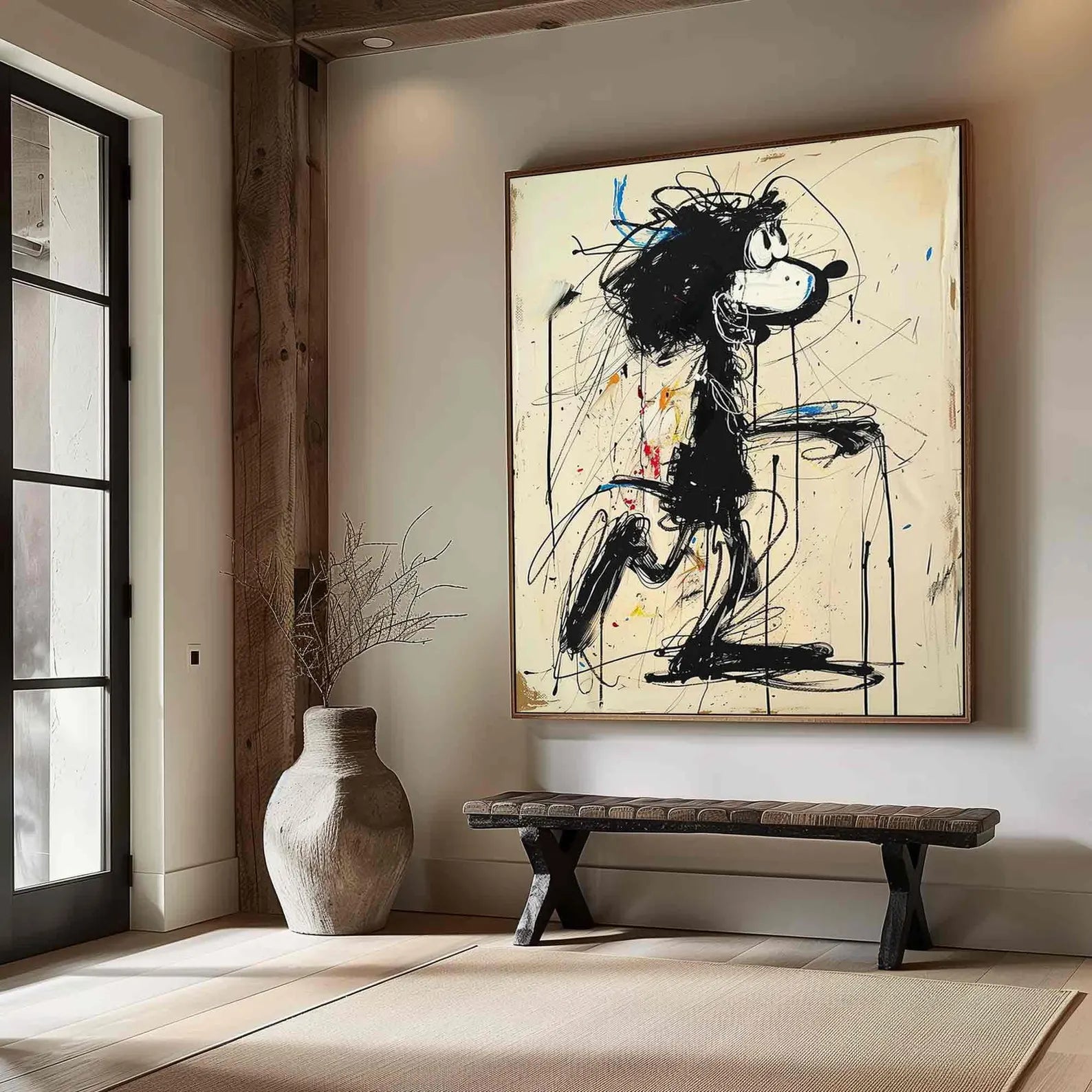 Textured Graffiti Style Abstract | Dynamic Luxe