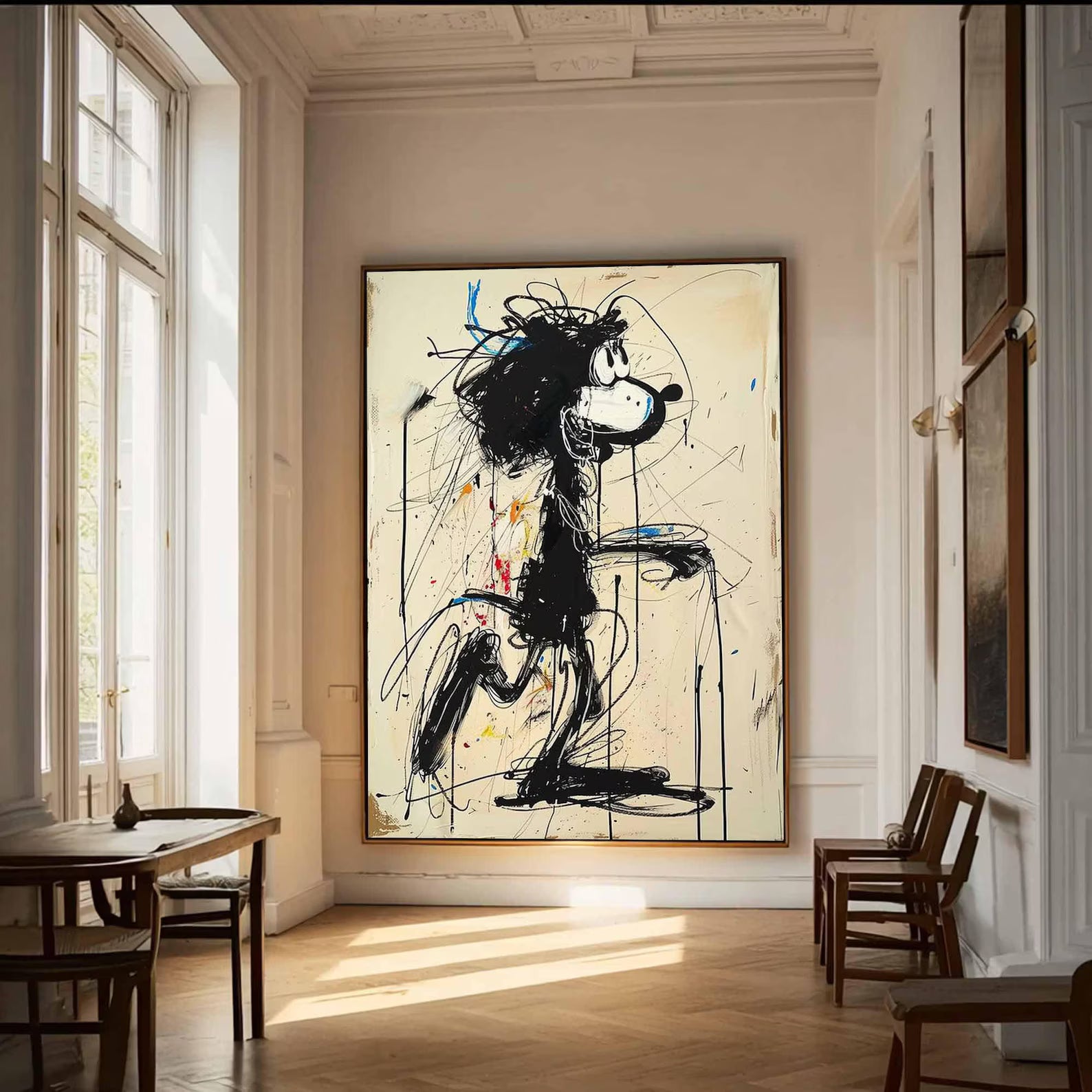 Textured Graffiti Style Abstract | Dynamic Luxe