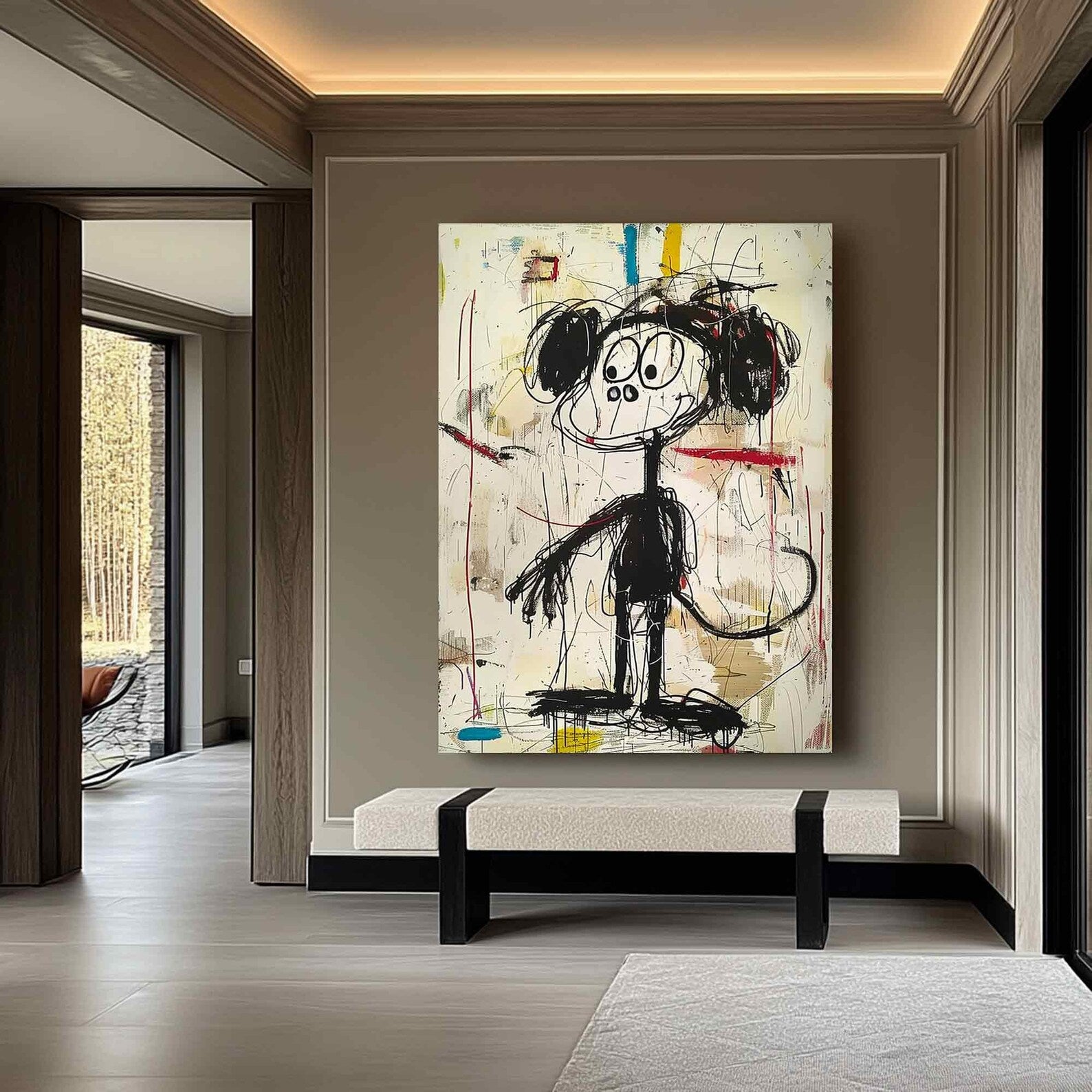 Textured Pop Art Abstract | Vibrant Luxe