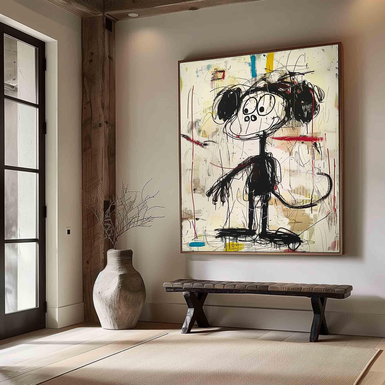 Textured Pop Art Abstract | Vibrant Luxe