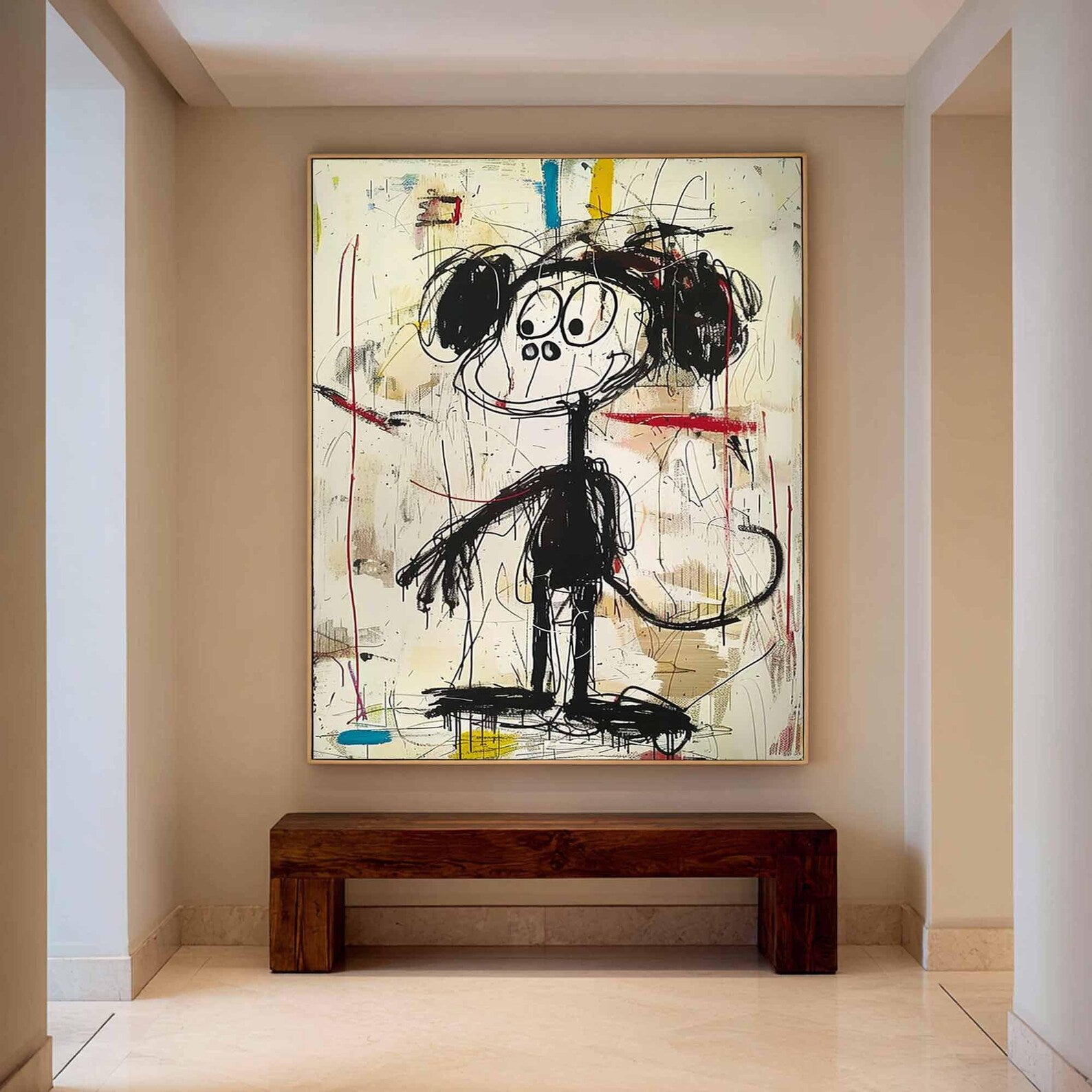 Textured Pop Art Abstract | Vibrant Luxe