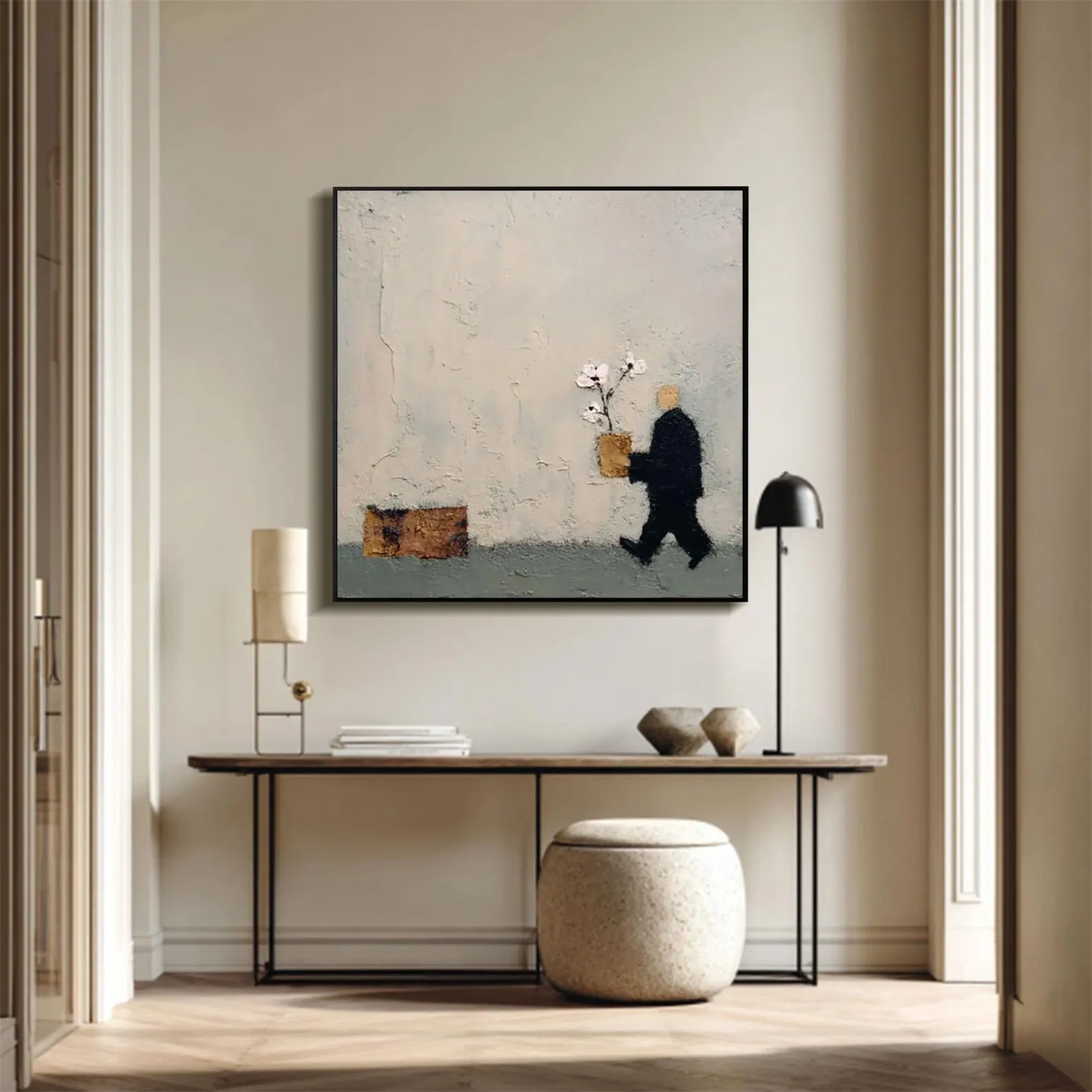 Textured Stroller Opulence | Floral Stride