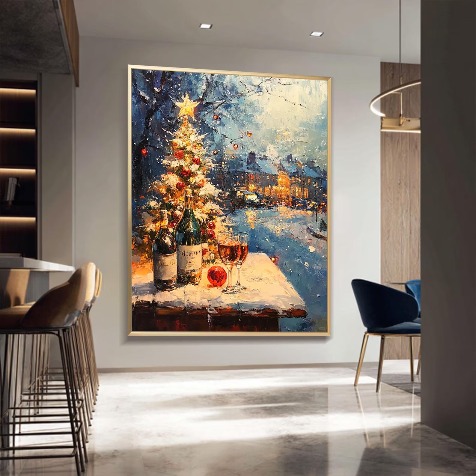 Textured Festive Night | Winter Toast