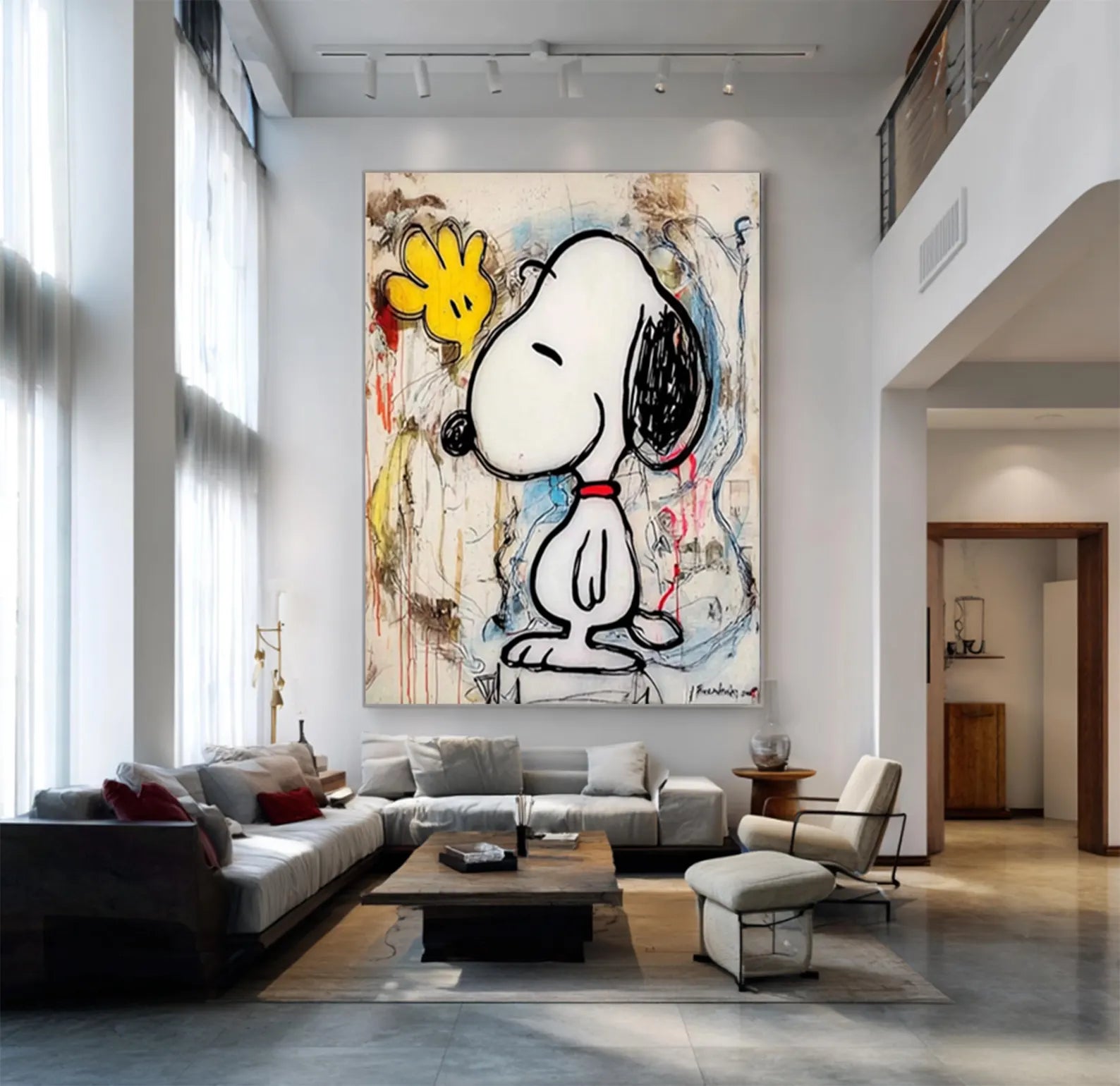 Textured Graffiti Duo | Snoopy Buddy
