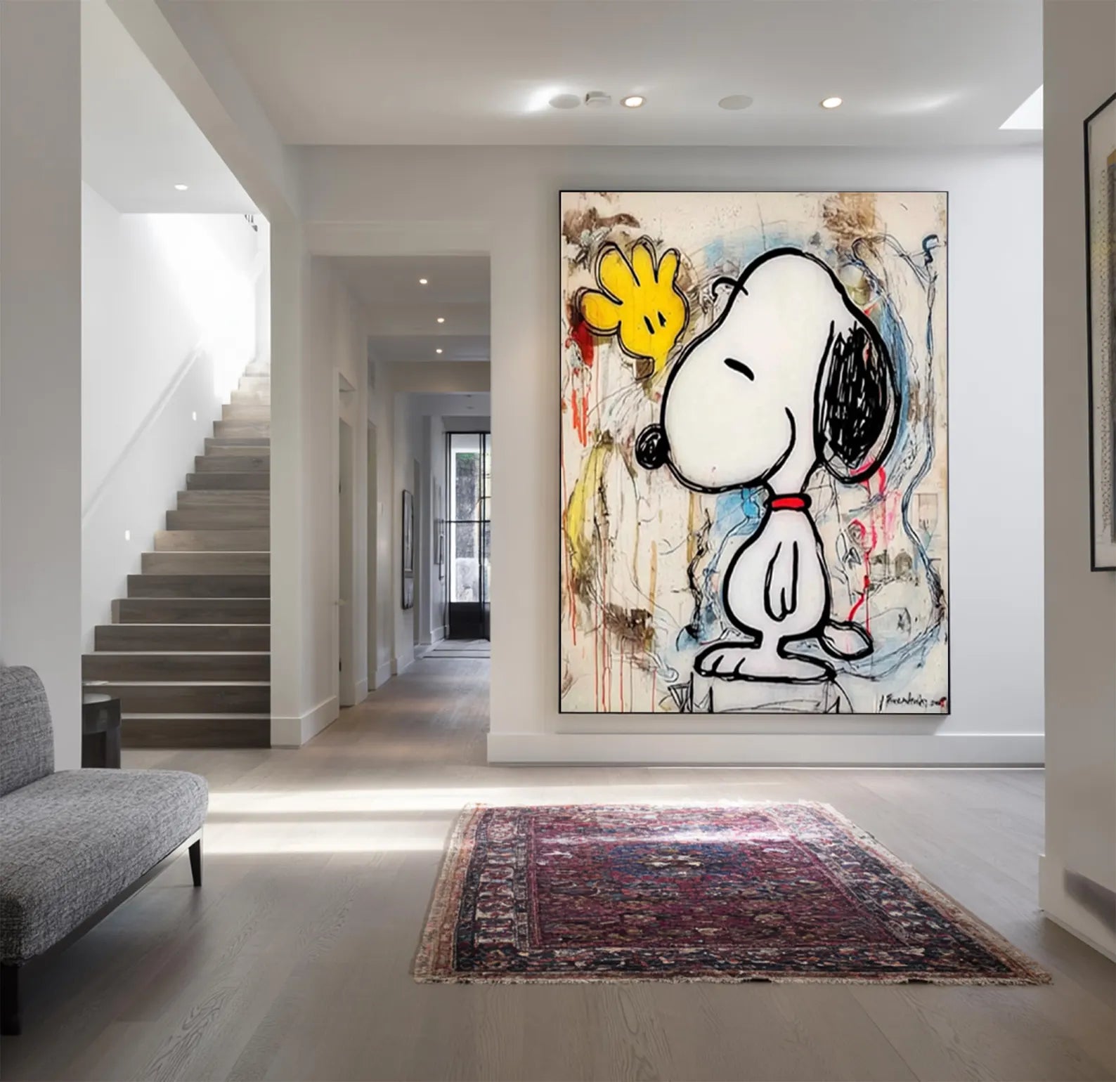 Textured Graffiti Duo | Snoopy Buddy