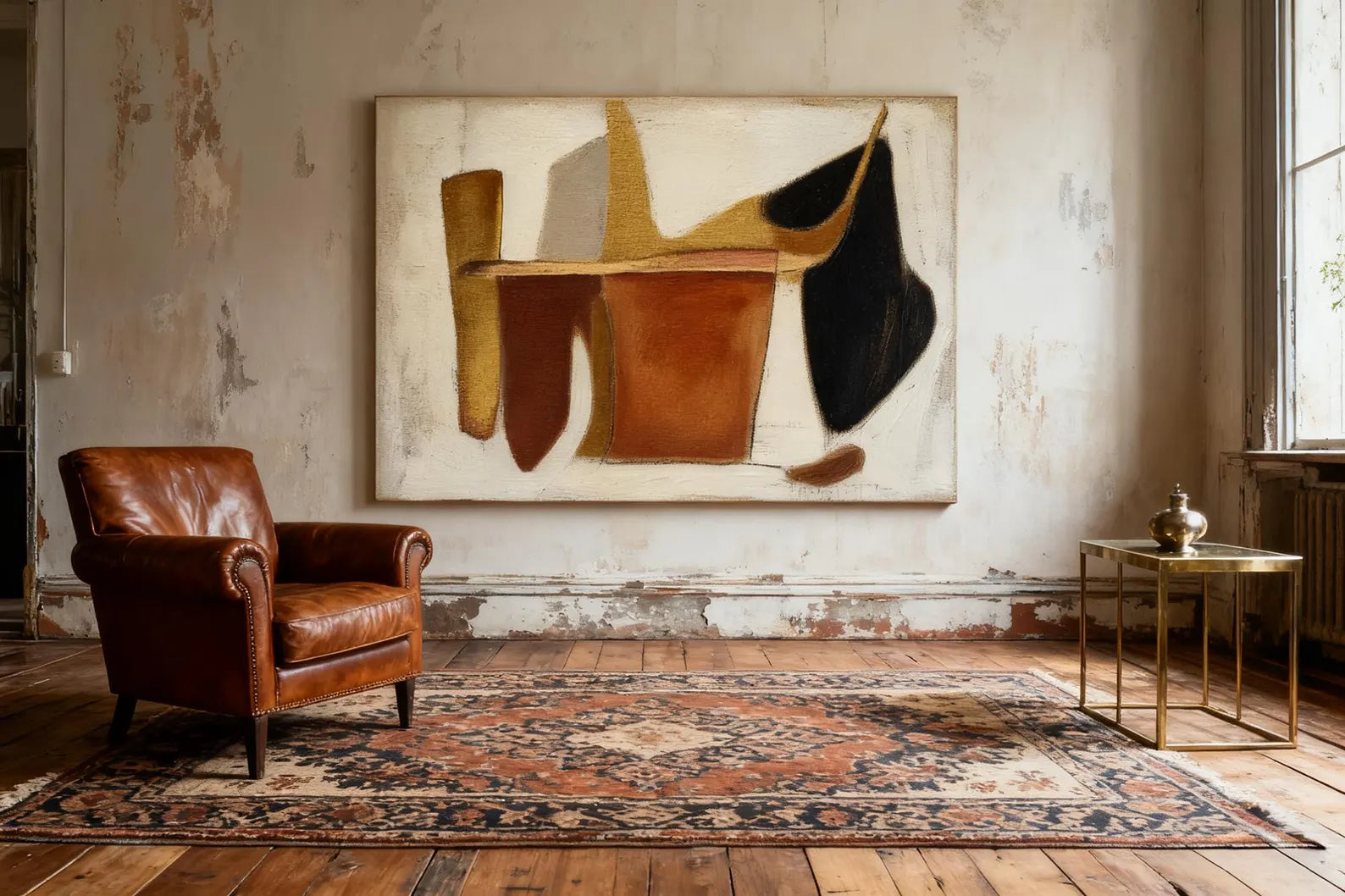 Abstract Geometric Sophistication | Earth Tones