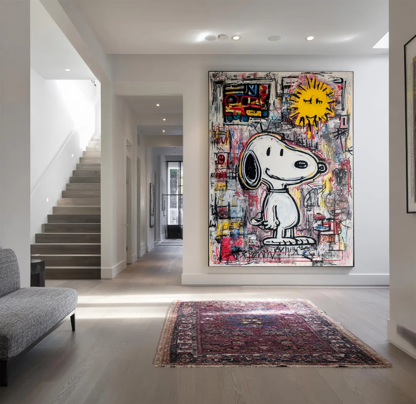 Textured Graffiti Flair | Snoopy Pop