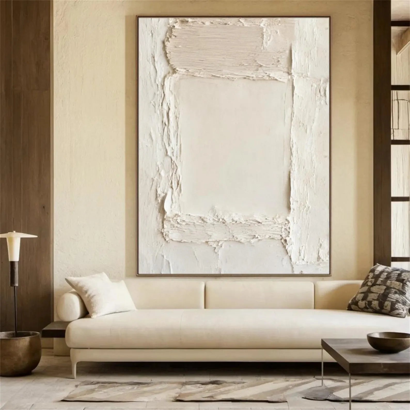 Textured Minimalist Elegance | Cream Textures