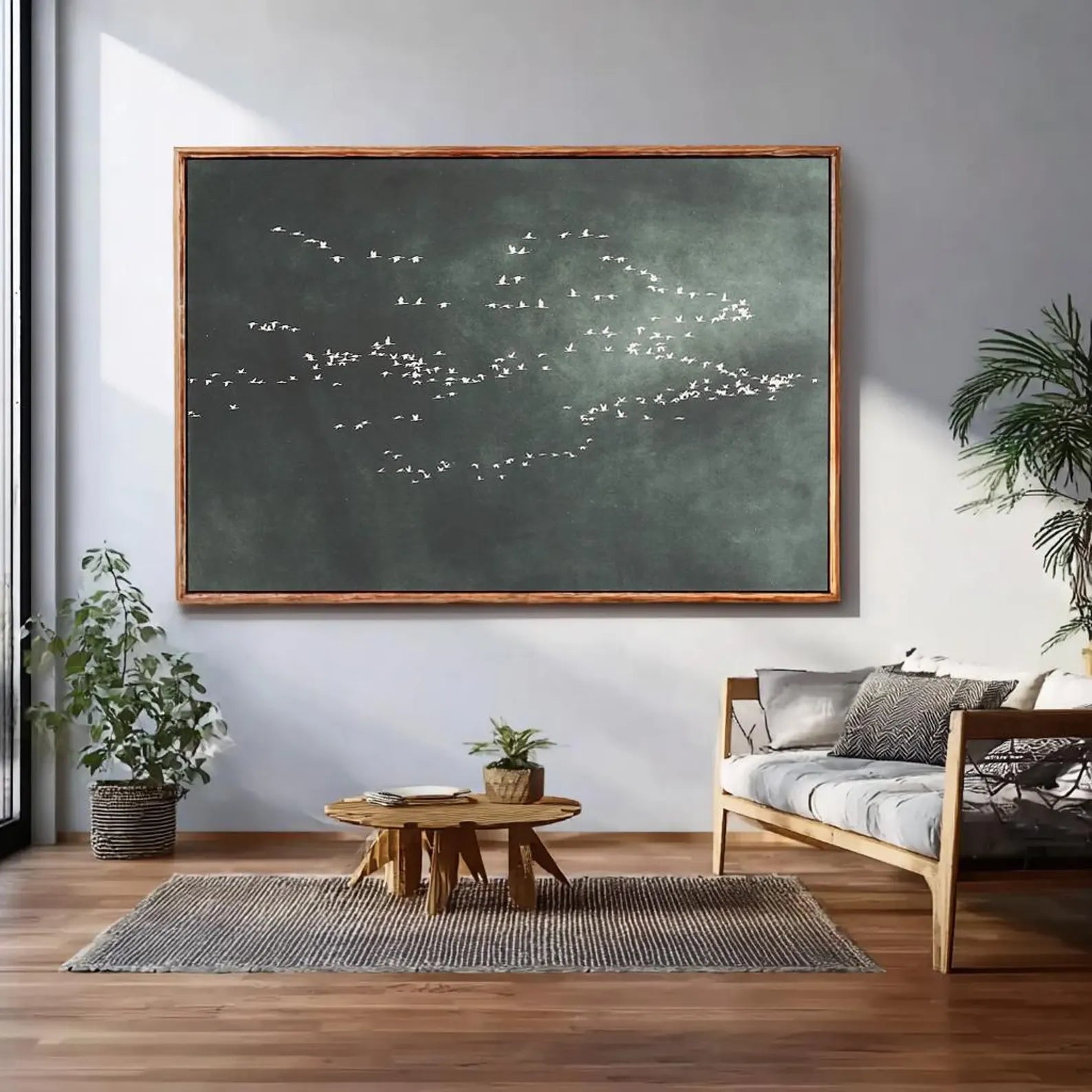 Textured Avian Horizon | Dark Tones