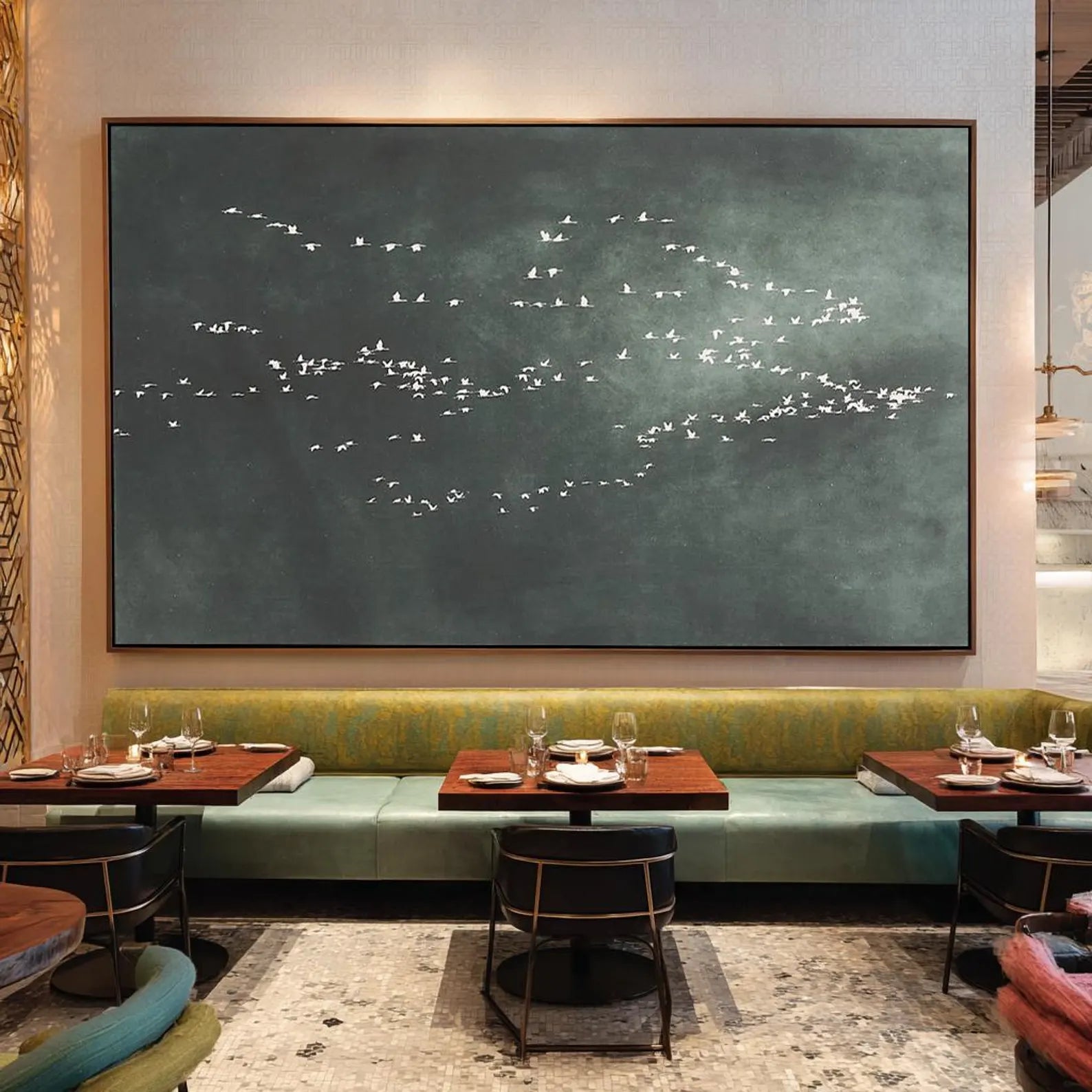 Textured Avian Horizon | Dark Tones