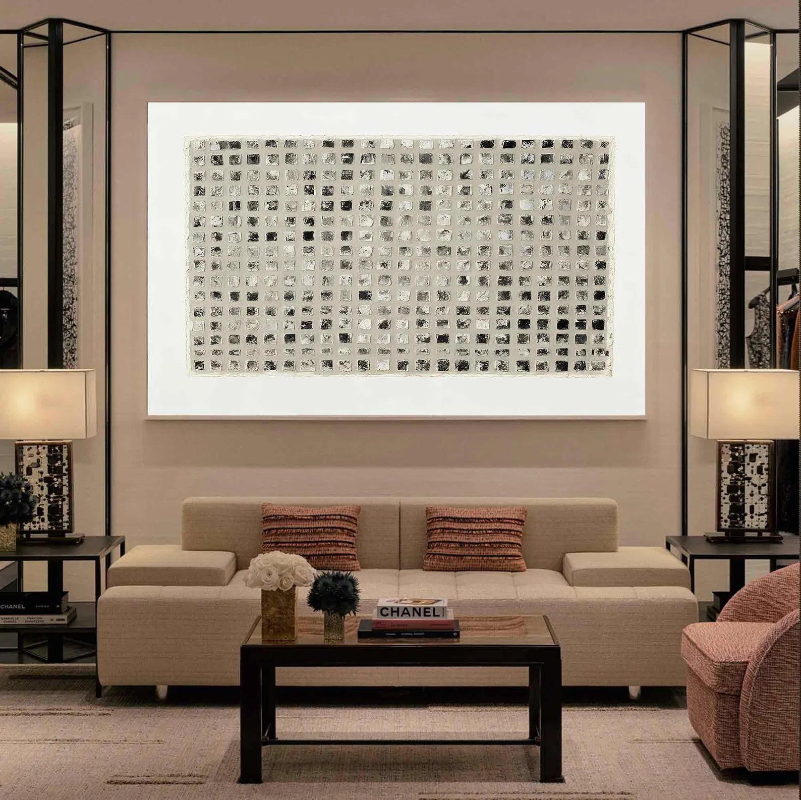 Textured Tessellated Opulence | Grisaille Quadrate