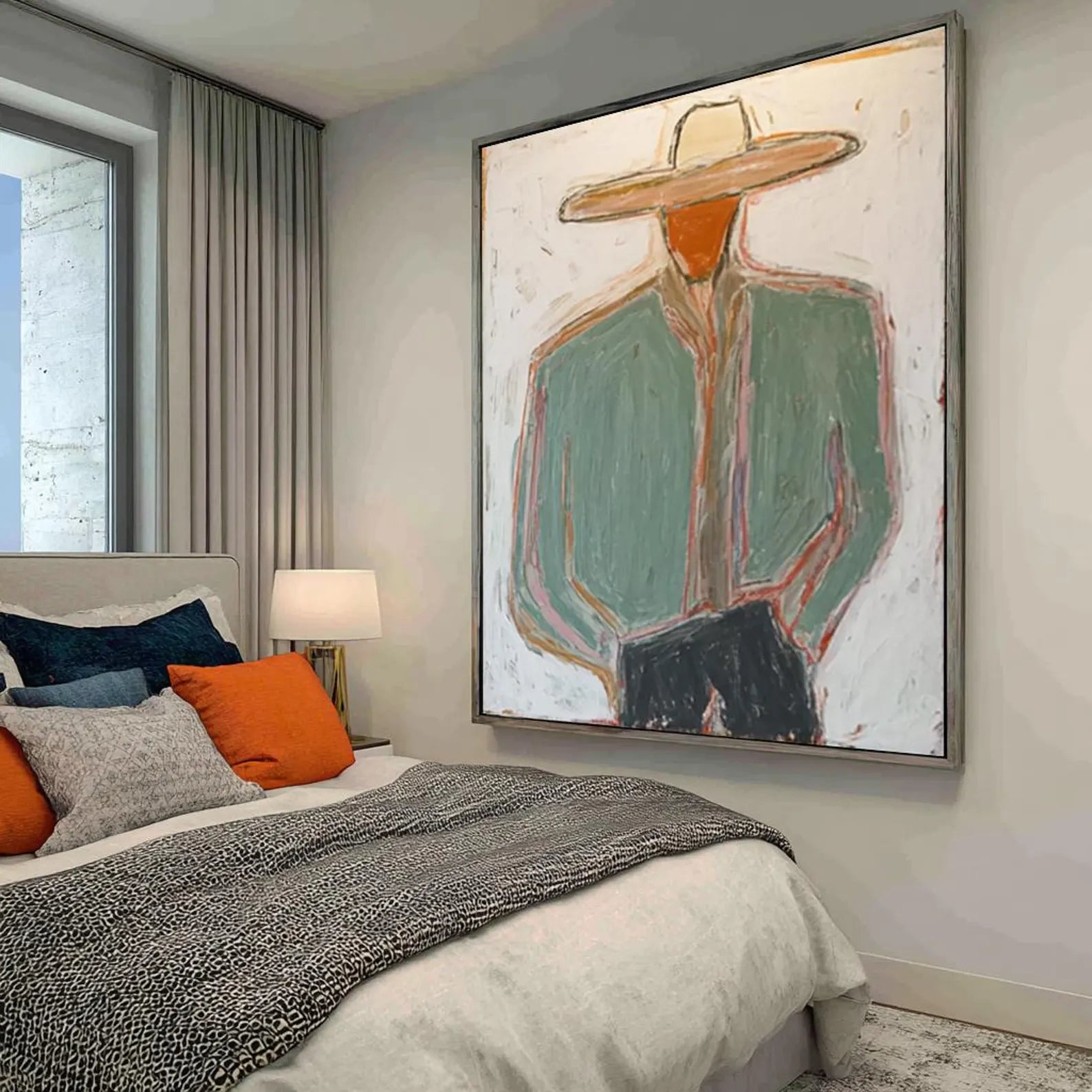 Textured Figural Leisure | Wide Brim