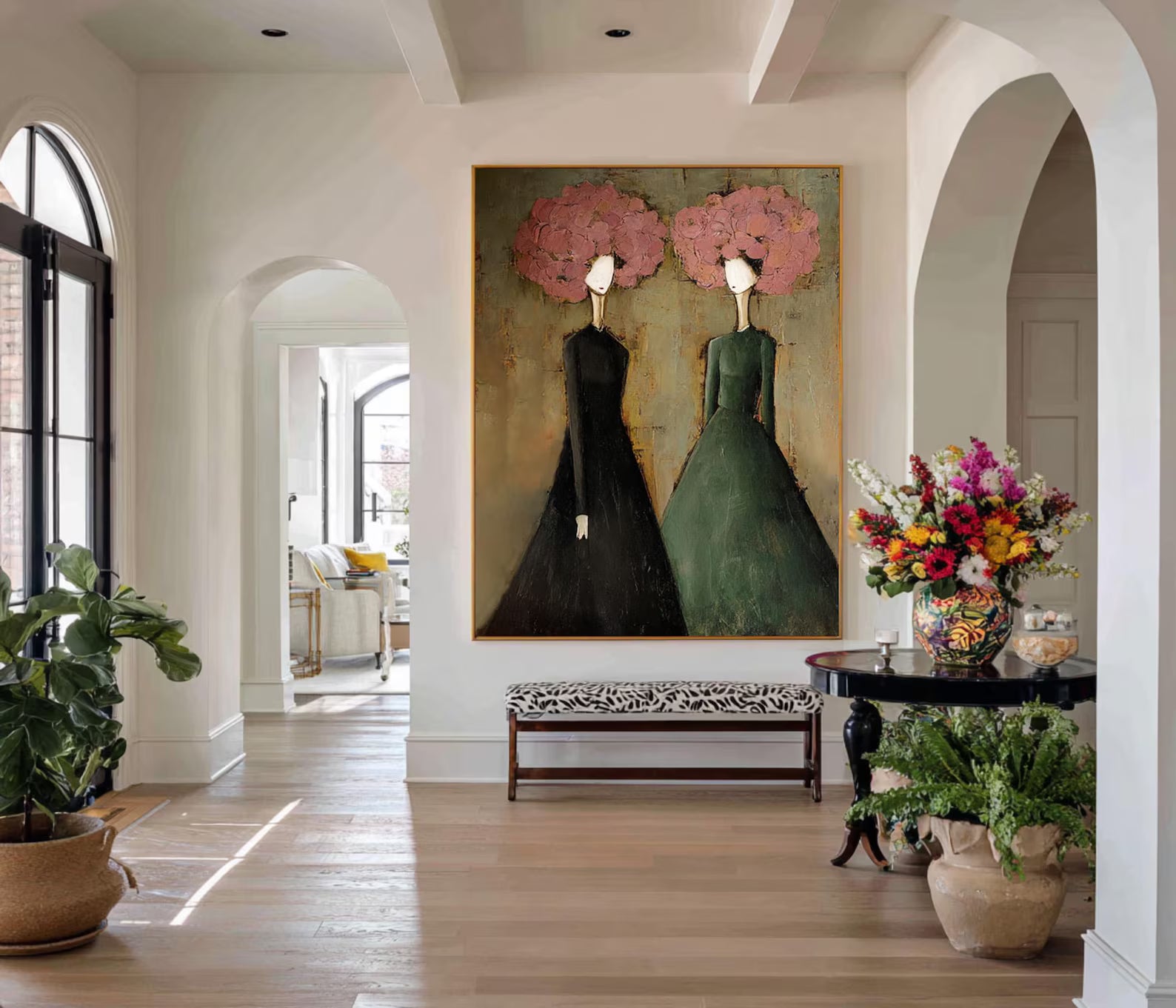 Textured Floral Femininity | Pink Bloom