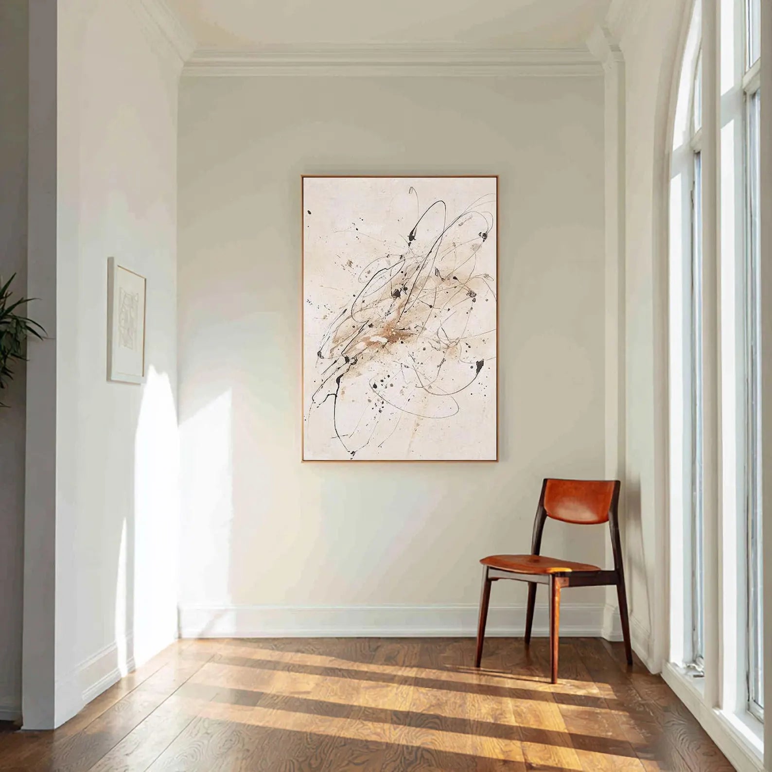 Abstract Ink Splash Art | Subtle Sophistication