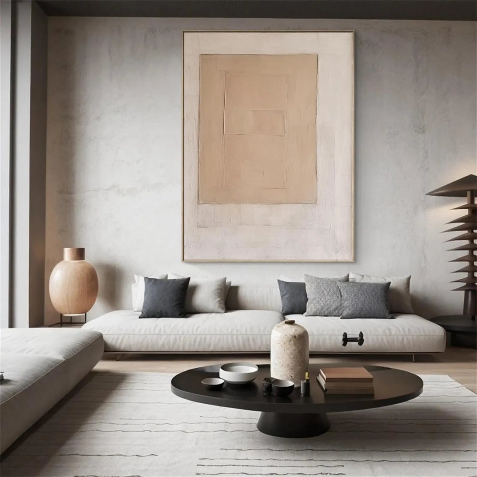 Textured Earthy Opulence | Beige Layers