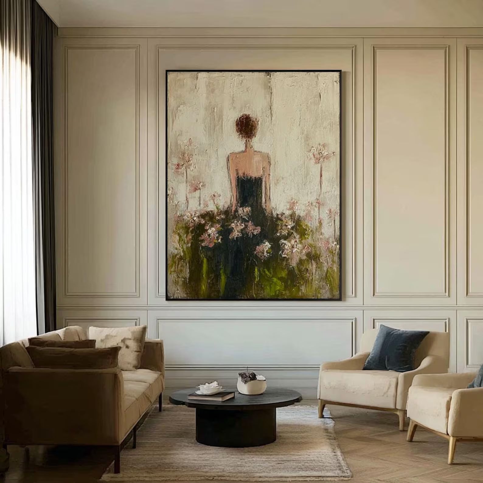 Textured Sylvan Reverie | Blush Petals