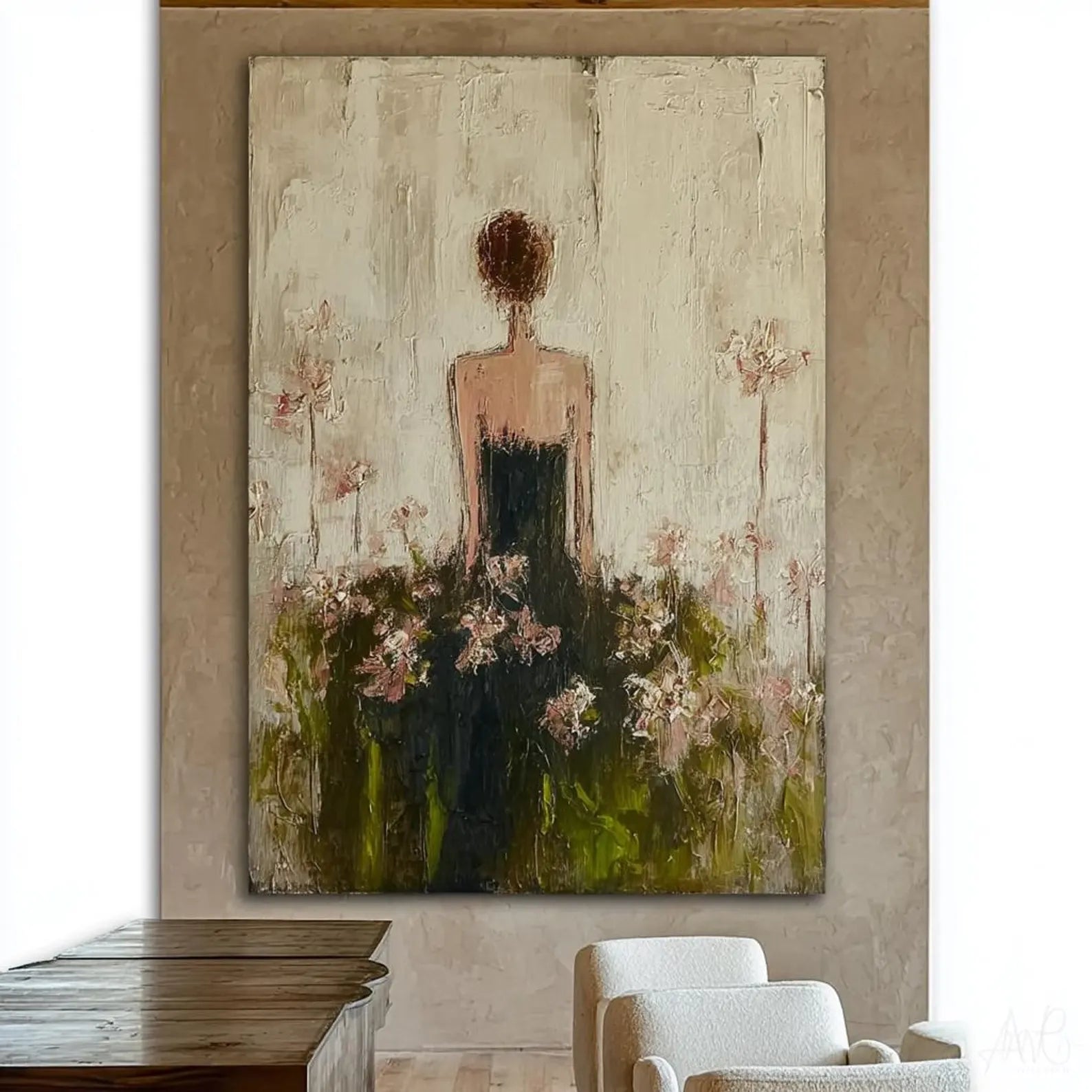 Textured Sylvan Reverie | Blush Petals