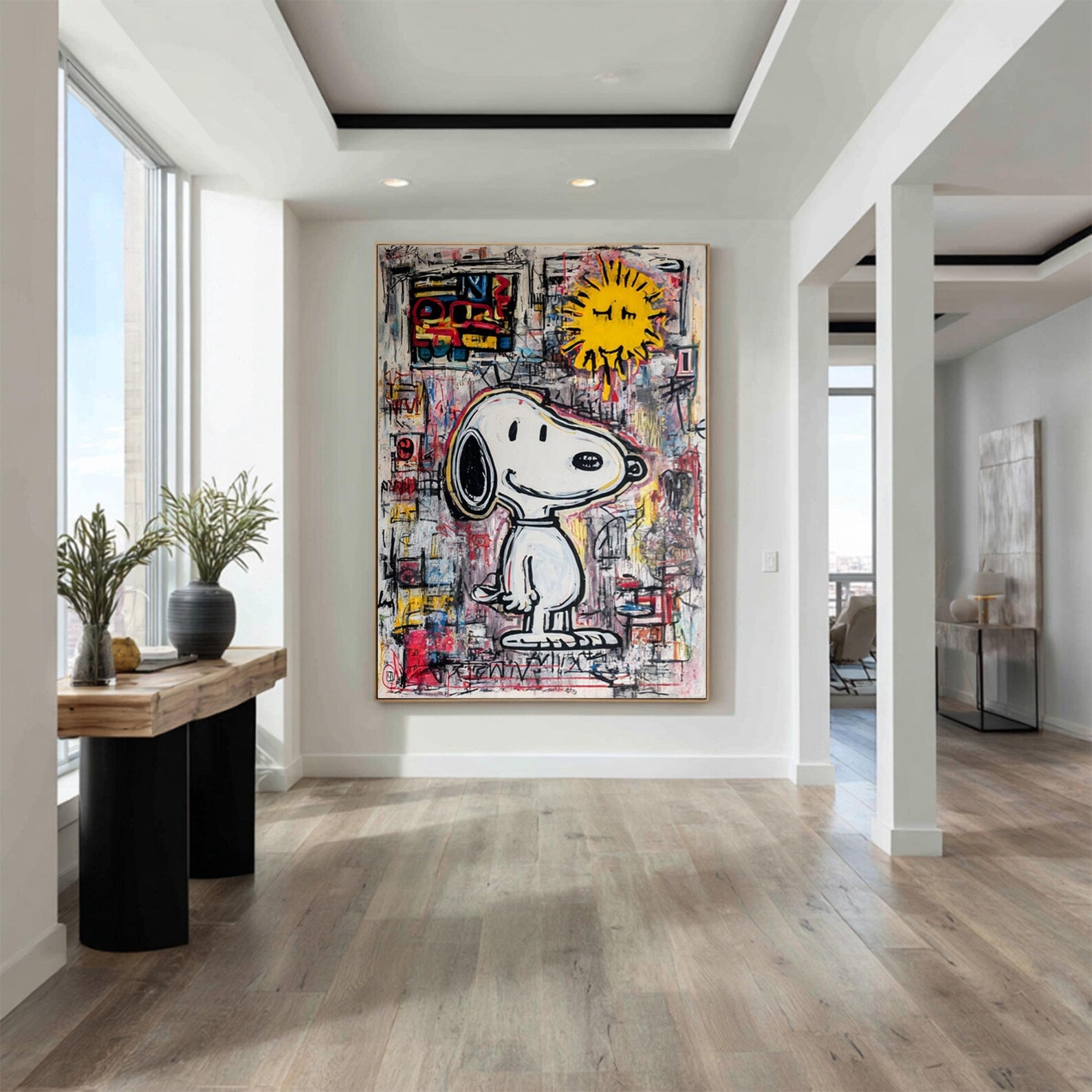 Textured Graffiti Flair | Snoopy Pop