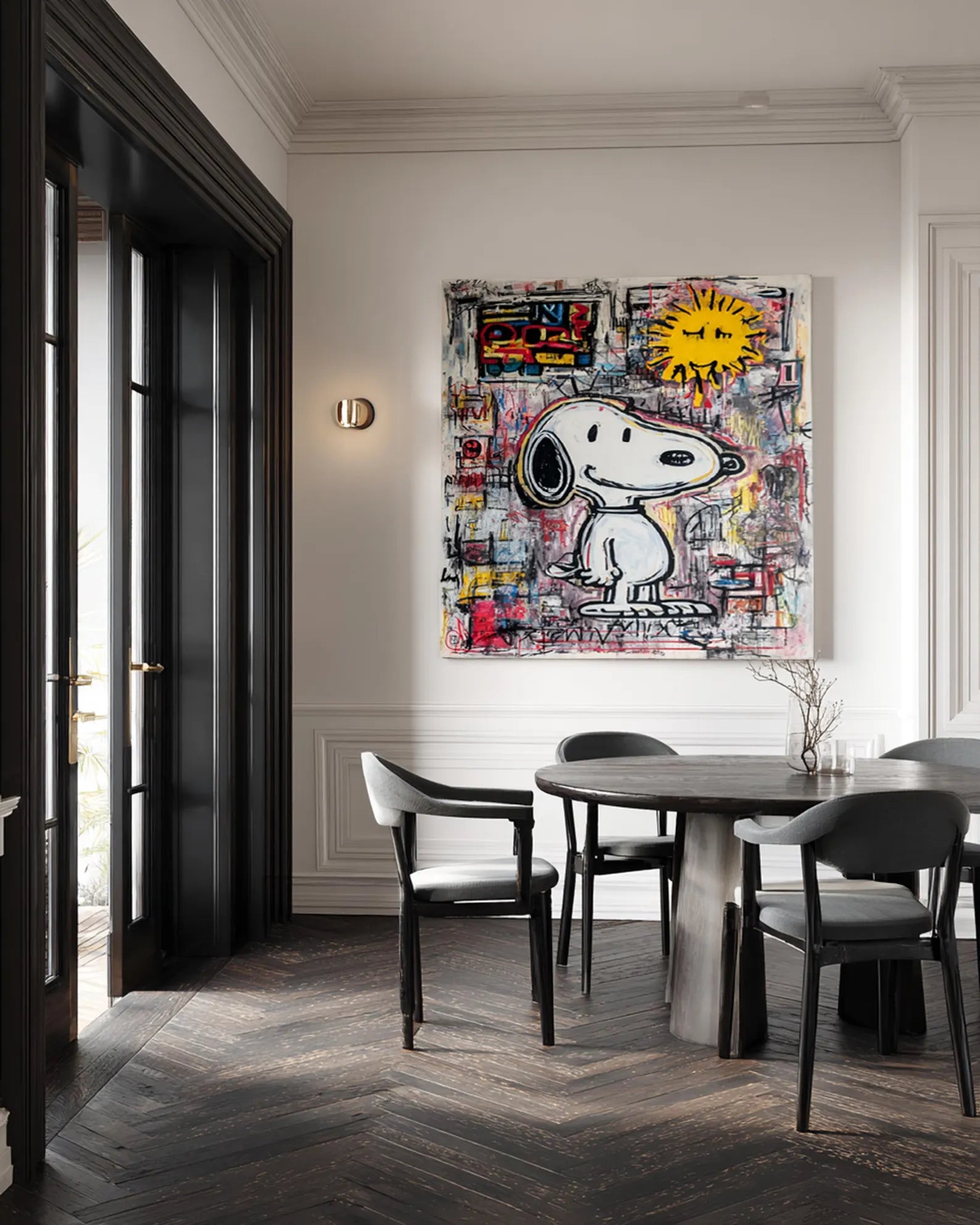 Textured Graffiti Flair | Snoopy Pop