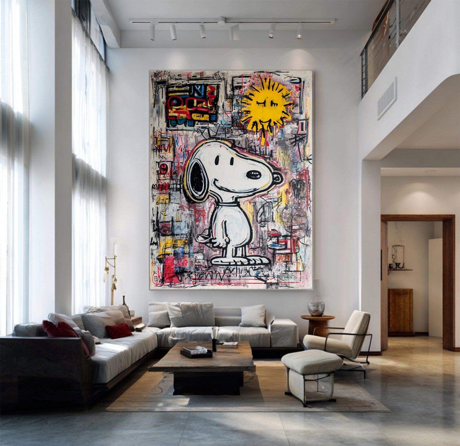 Textured Graffiti Flair | Snoopy Pop