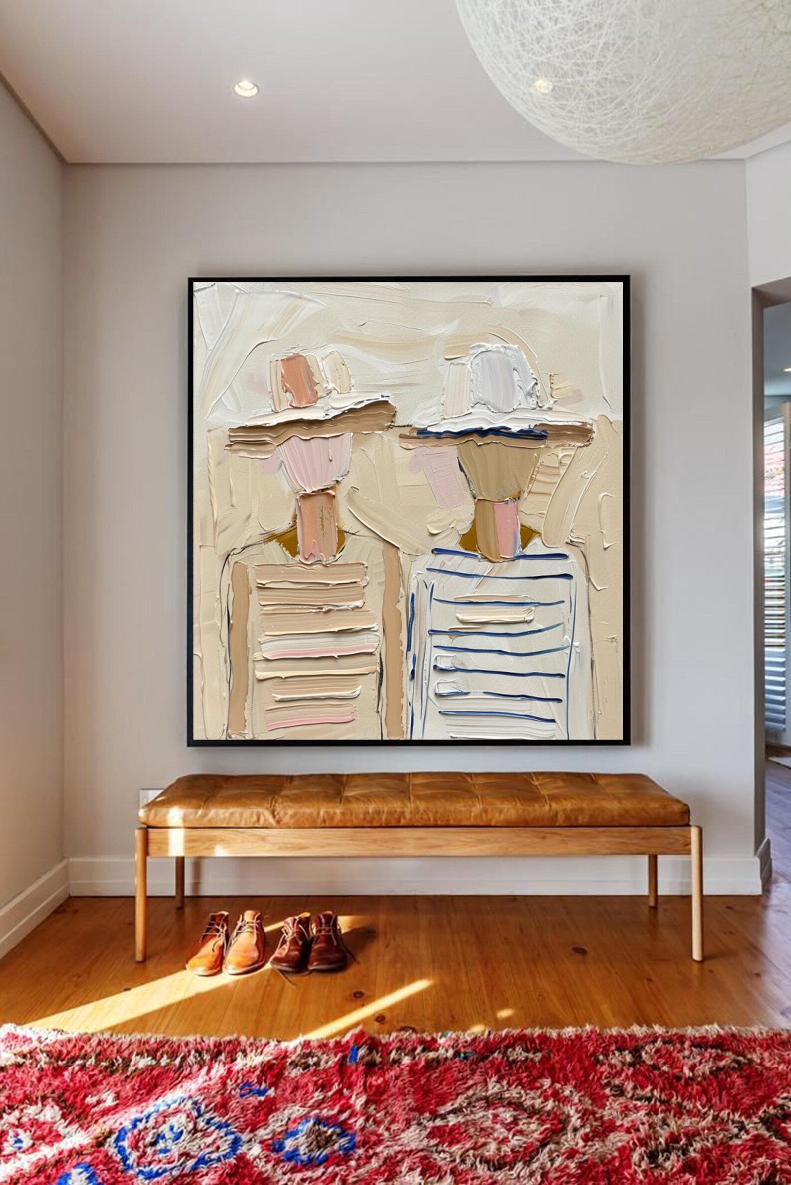 Textured Coastal Companions | Striped Silhouettes