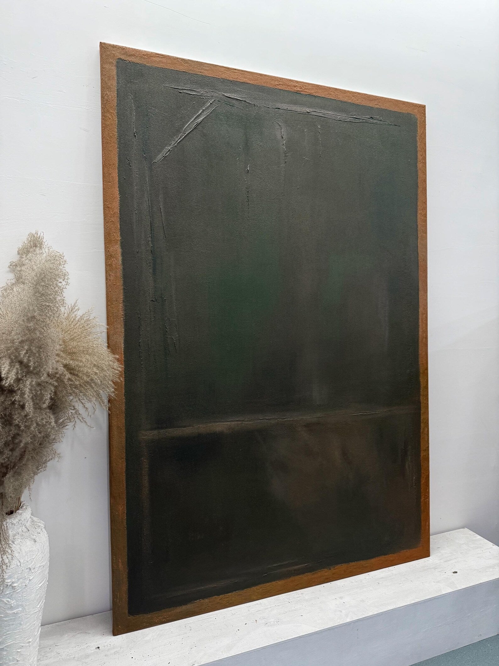 Textured Moody Depth | Green Rhythm