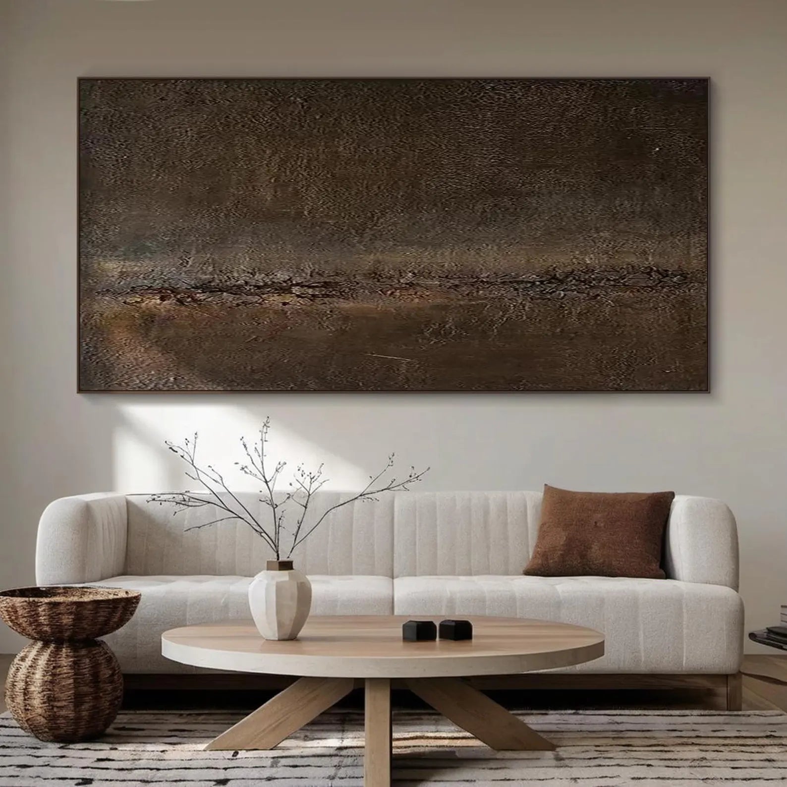 Textured Earthy Depth | Brown Rhythm