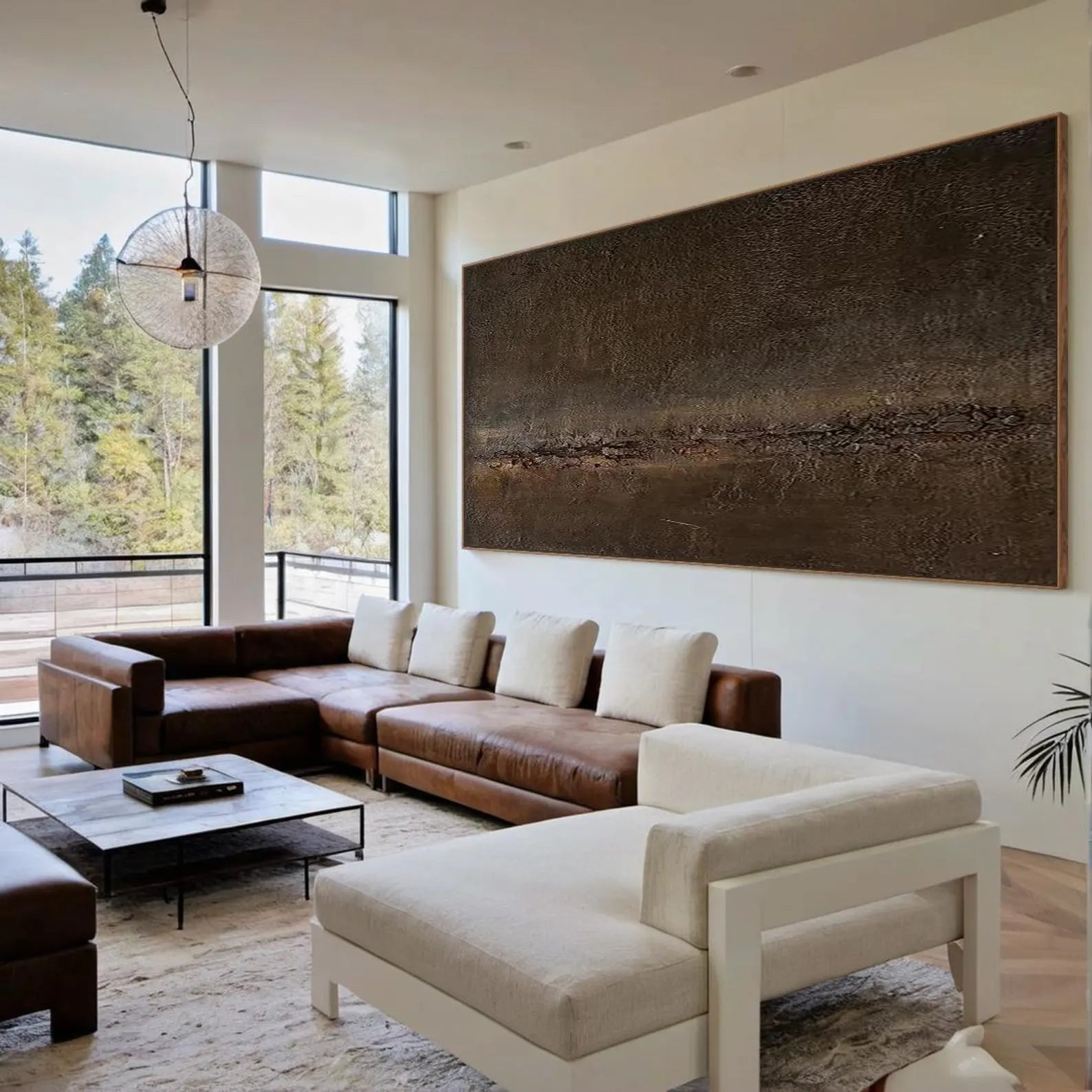 Textured Earthy Depth | Brown Rhythm