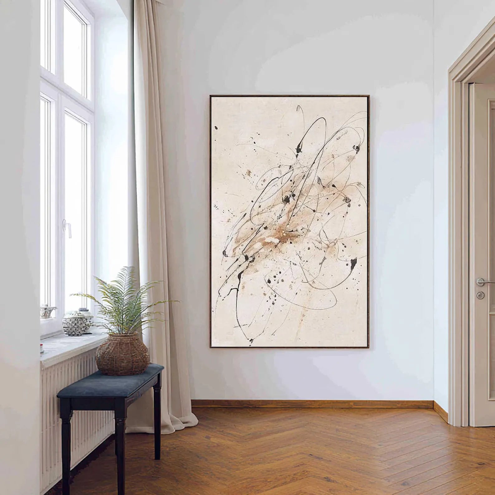 Abstract Ink Splash Art | Subtle Sophistication