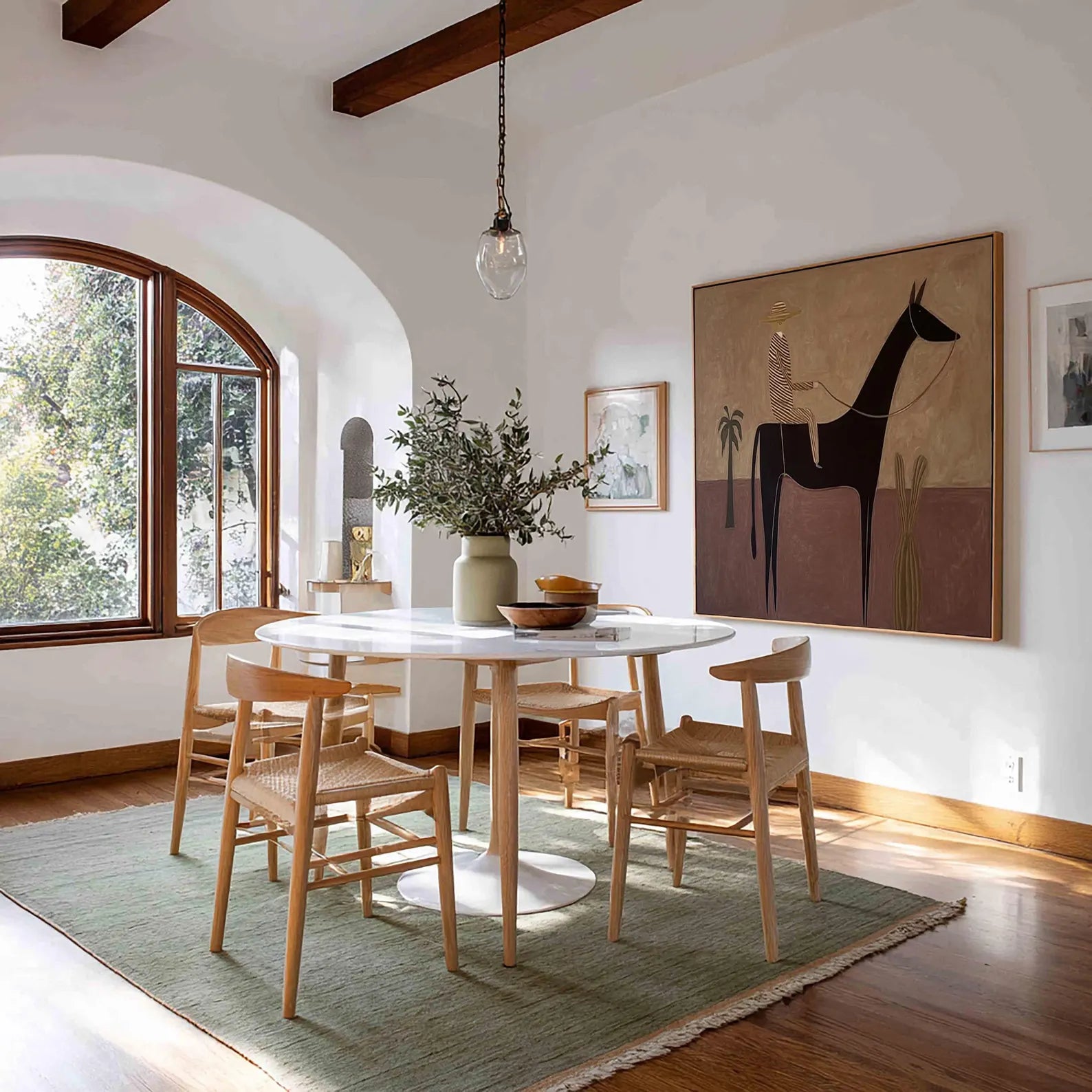 Stylized Equestrian Vista | Desert Palette