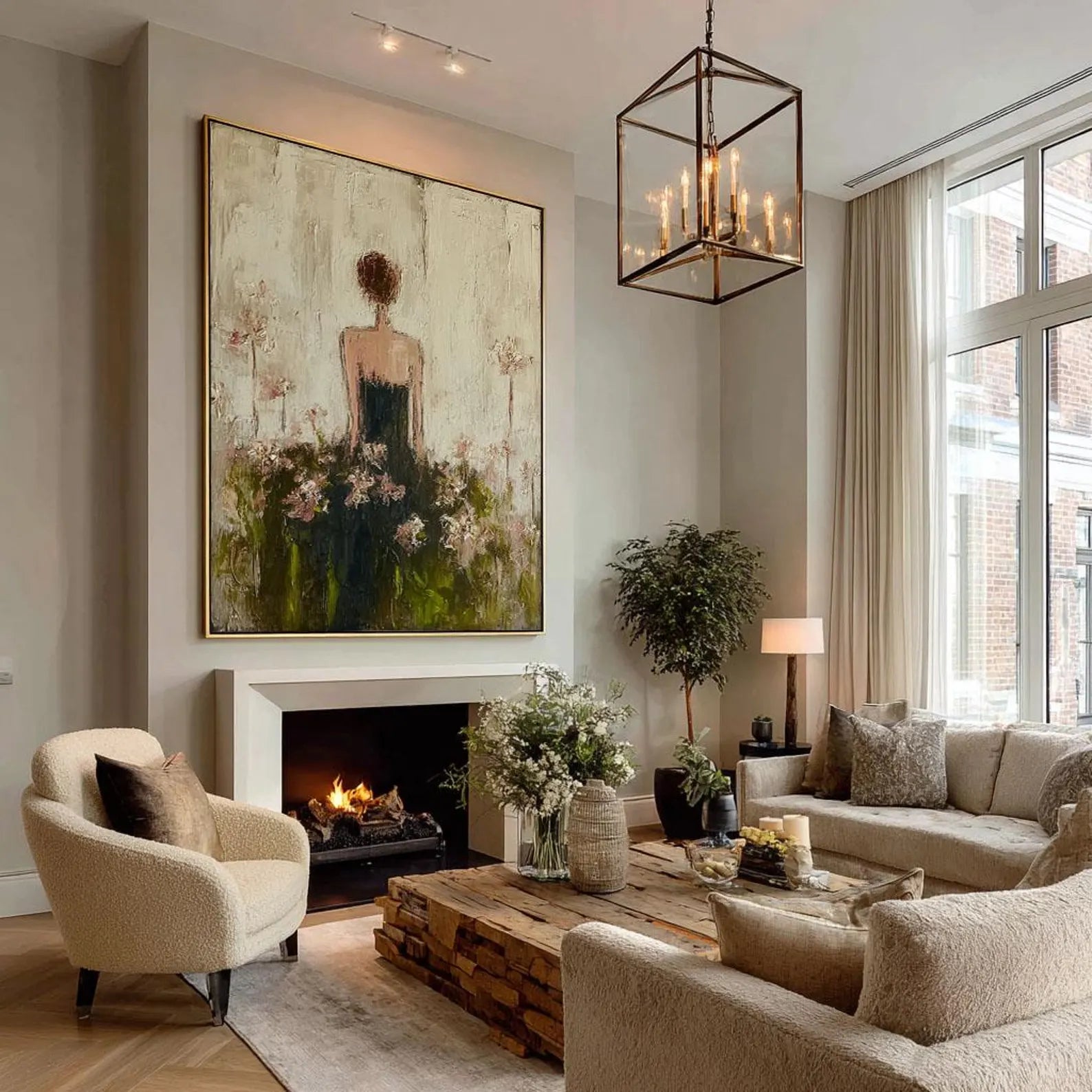 Textured Sylvan Reverie | Blush Petals