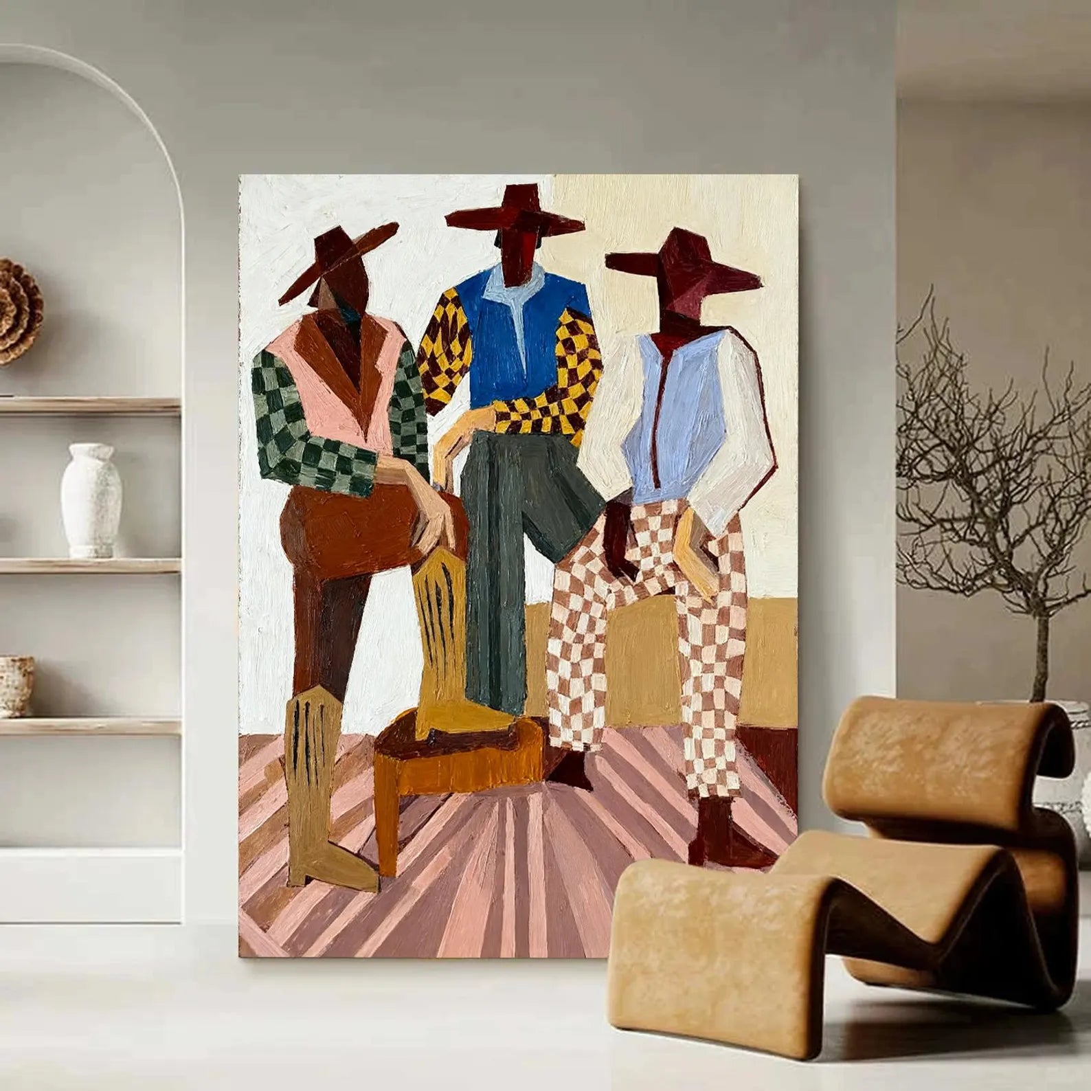 Textured Western Opulence | Cowboy Trio